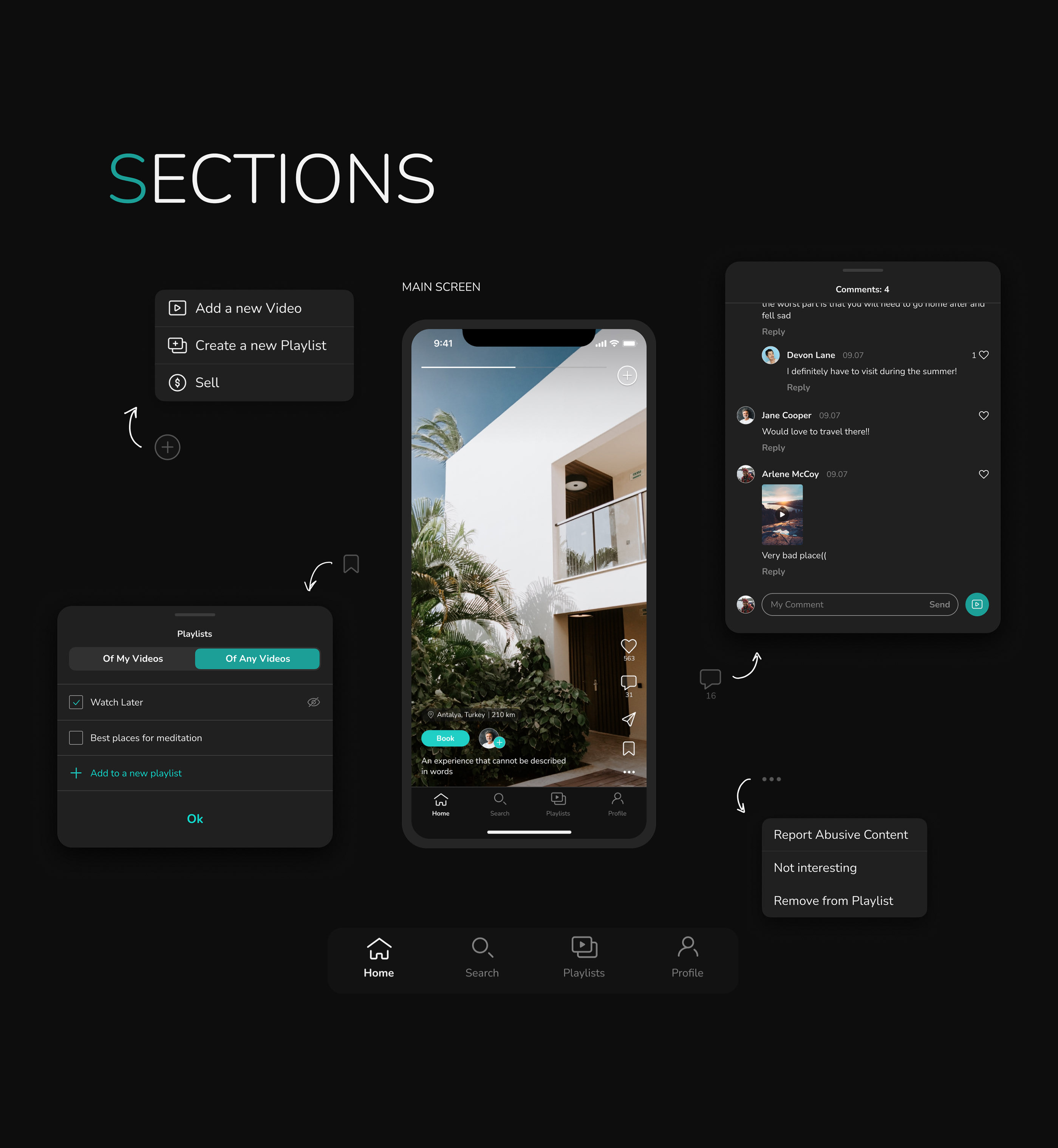 Roomer Video Mobile App — Изображение №5 — Интерфейсы на Dprofile