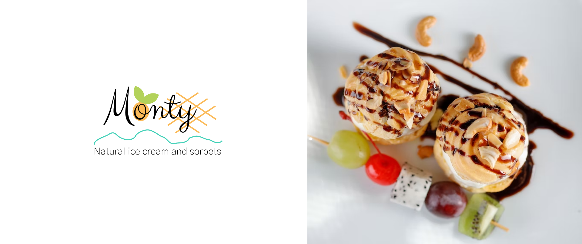 Monty. Ice cream logo and brand — Изображение №2 — Брендинг, Иллюстрация на Dprofile