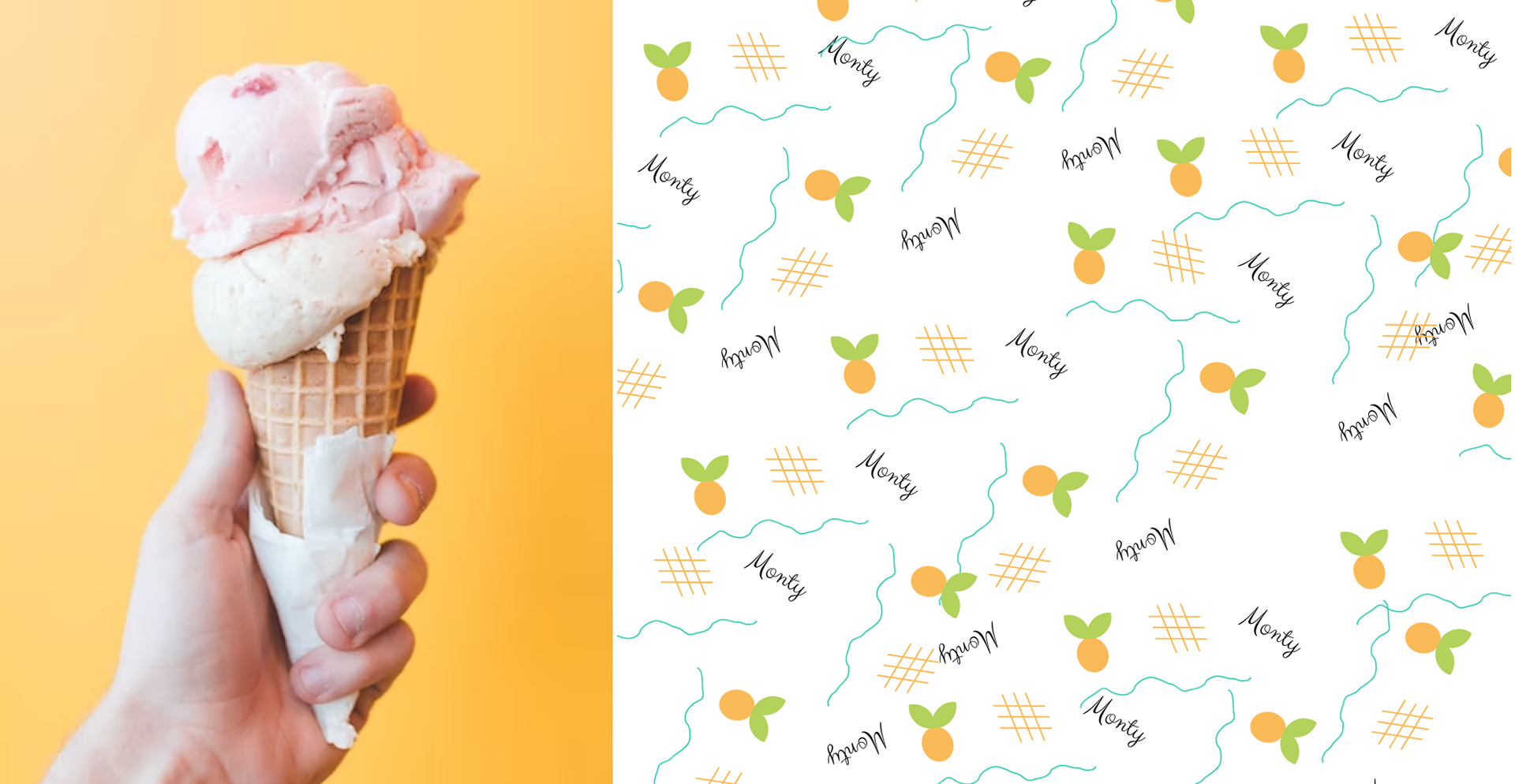 Monty. Ice cream logo and brand — Изображение №6 — Брендинг, Иллюстрация на Dprofile