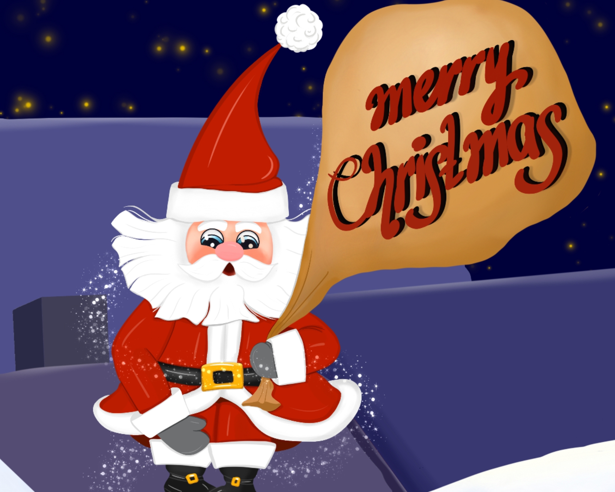 Marry Christmas — Изображение №1 — Брендинг, Иллюстрация на Dprofile