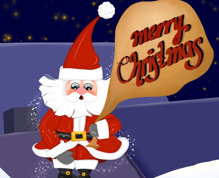 Marry Christmas — Брендинг, Иллюстрация на Dprofile