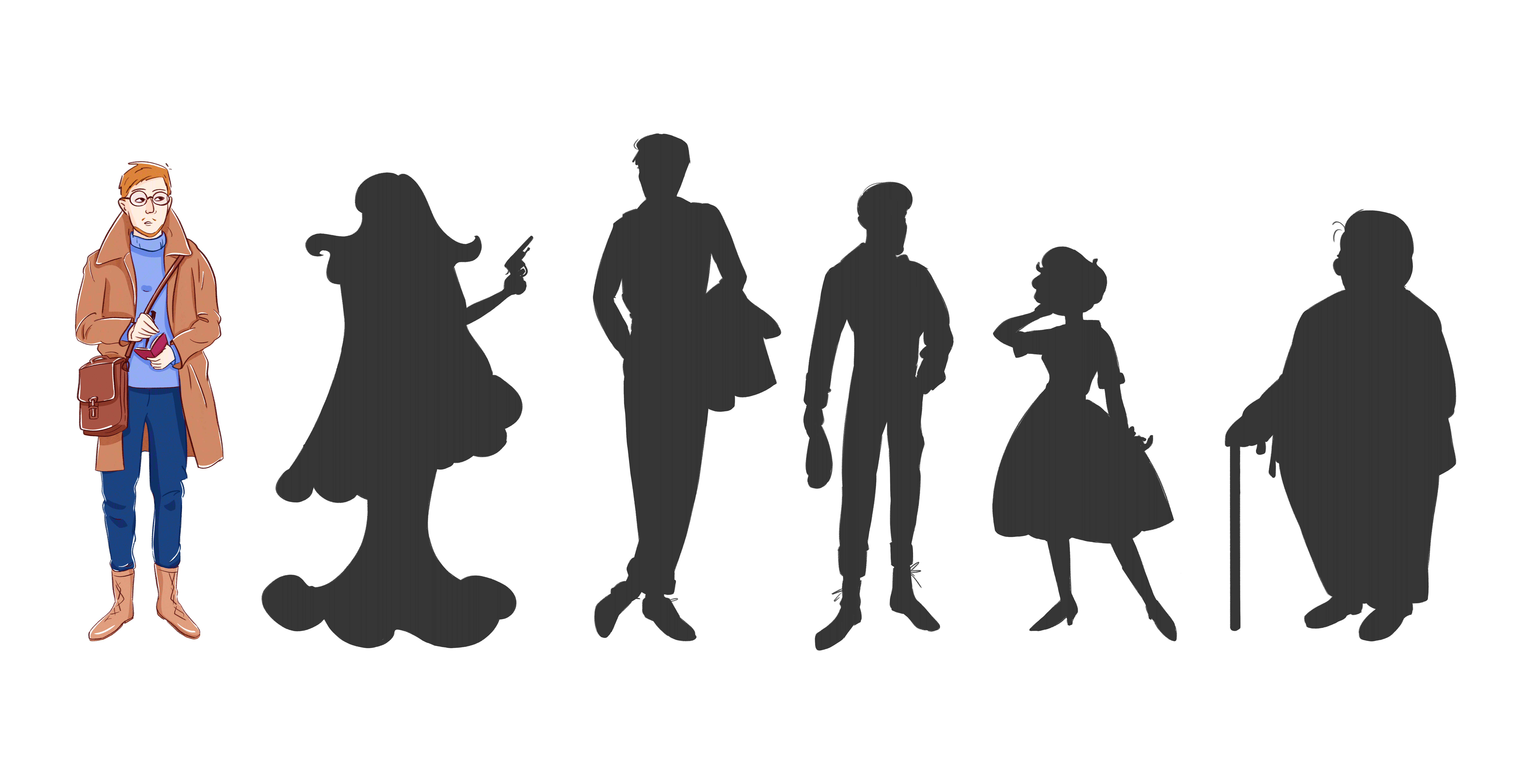 Character Lineup: Gangsters of the 1920s — Изображение №6 — Иллюстрация на Dprofile