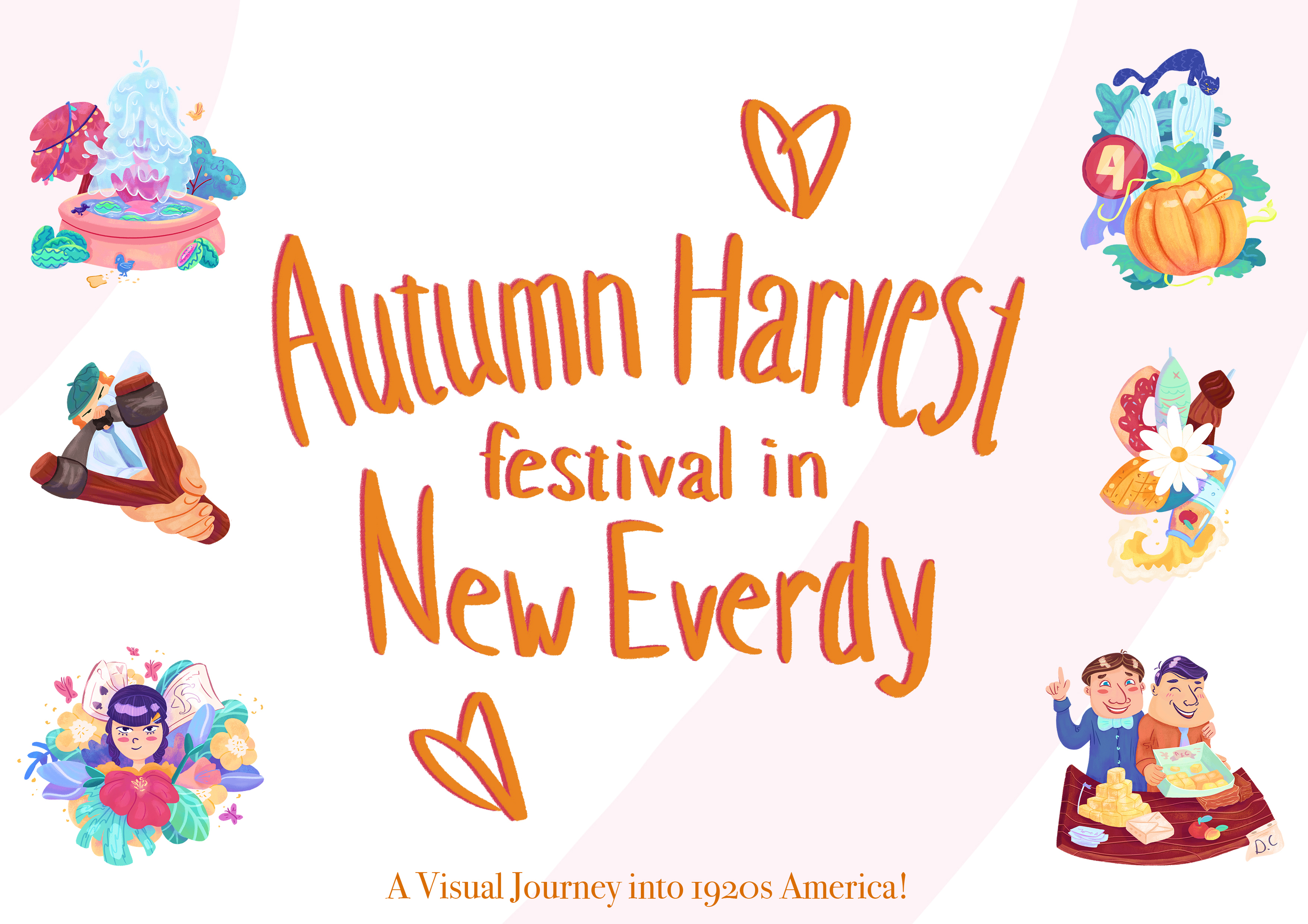 Prohibition and Pumpkins: Autumn Festival Edition — Изображение №1 — Иллюстрация на Dprofile