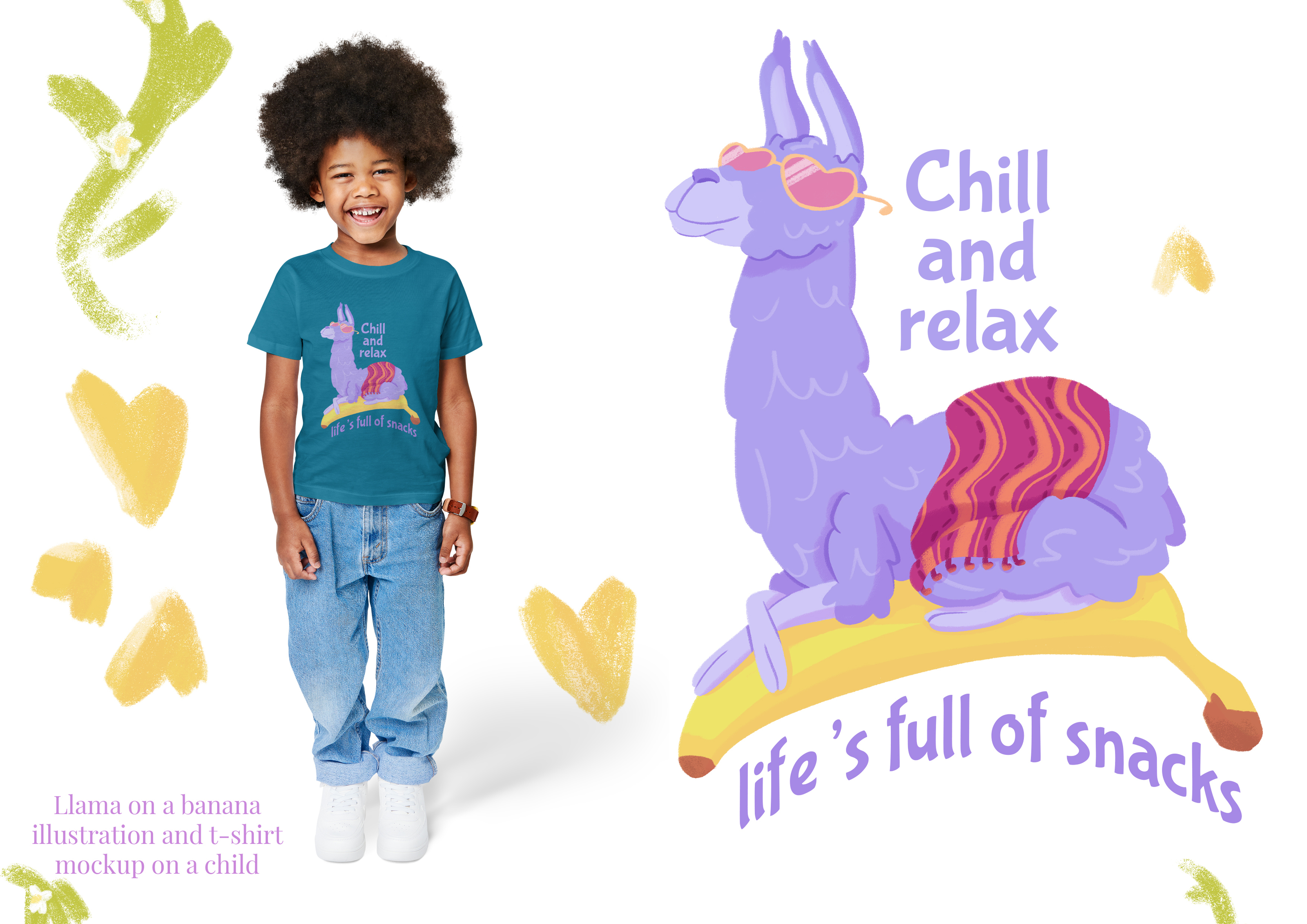 Tropical Vibes: Kids' T-Shirts — Изображение №3 — Иллюстрация на Dprofile