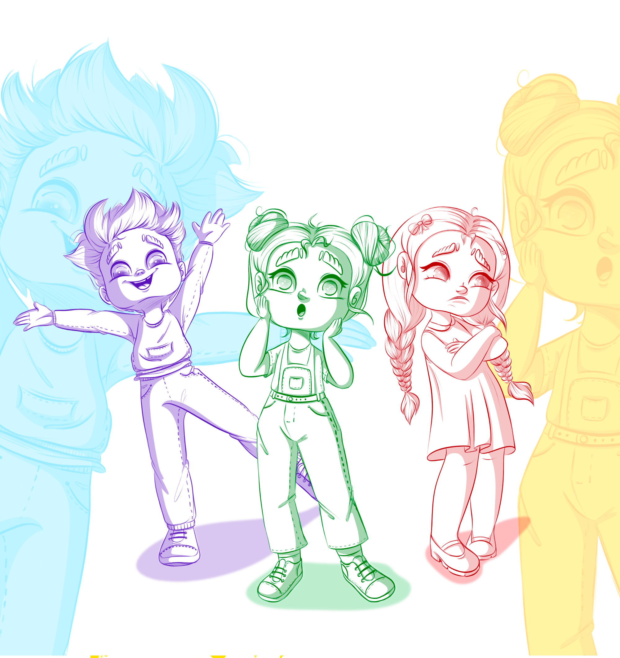 YOUR FRIENDS — Изображение №16 — Иллюстрация на Dprofile