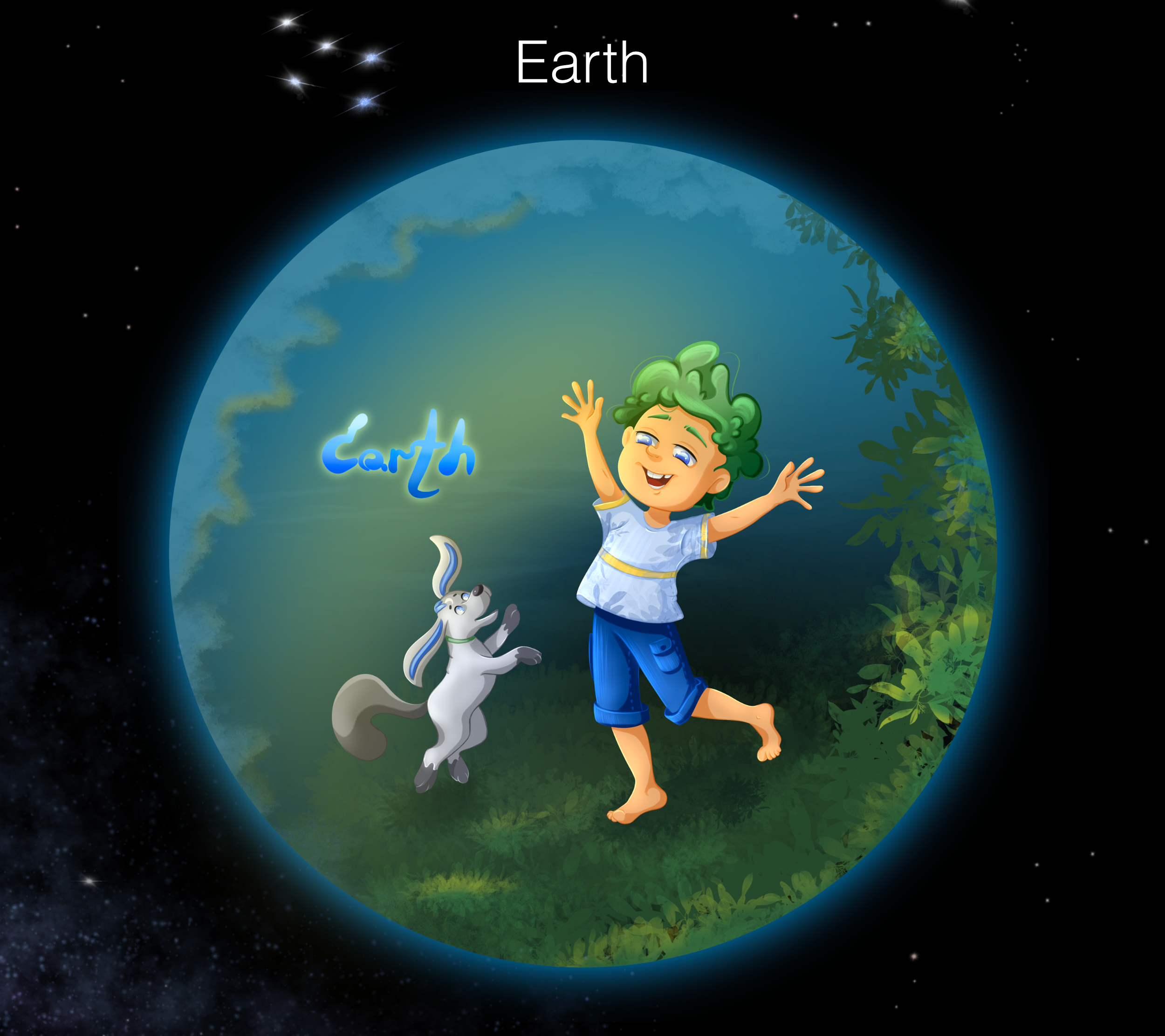 HUMANIZATION OF THE SOLAR SYSTEM — Изображение №4 — Брендинг, Иллюстрация на Dprofile