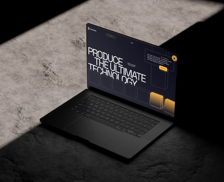 Blockchain Agency Promo Landing Page — Интерфейсы на Dprofile
