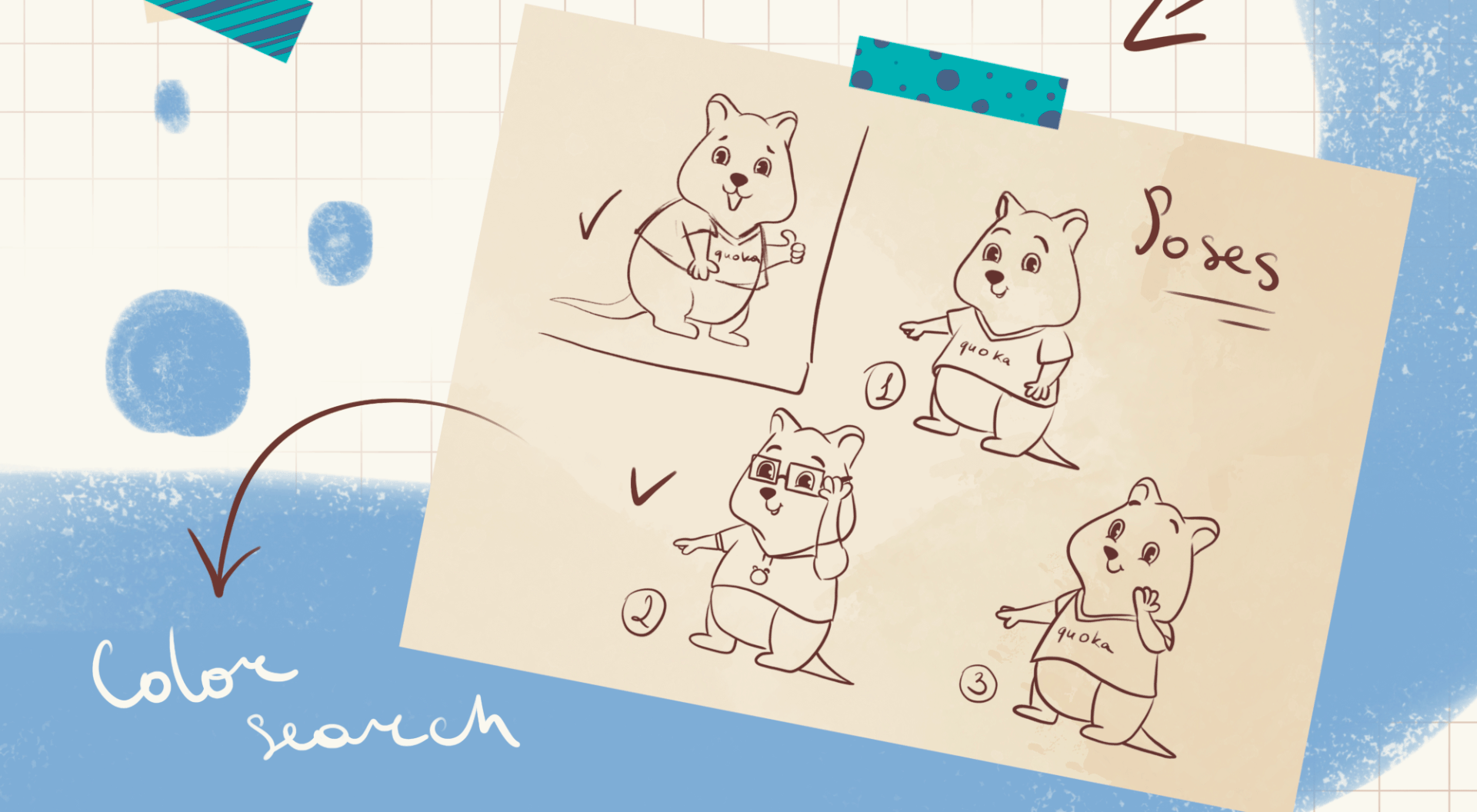Quokka character design for brand — Изображение №3 — Брендинг, Иллюстрация на Dprofile