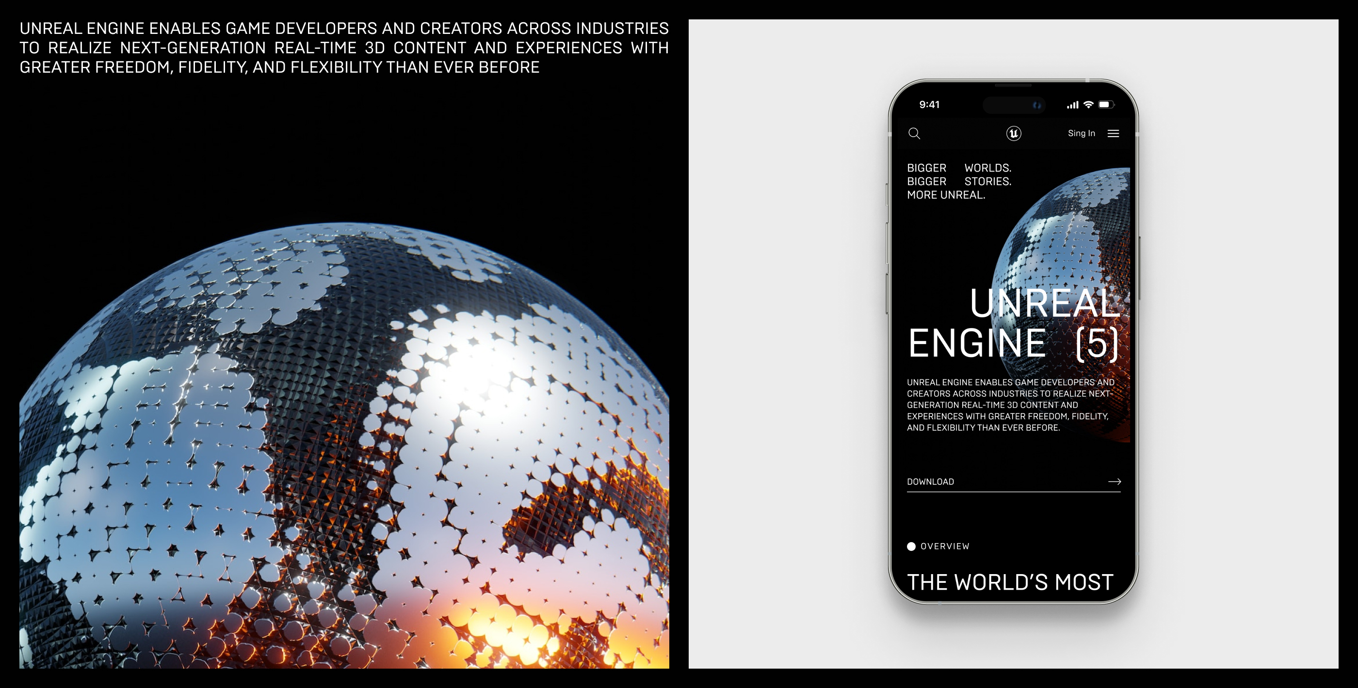 Unreal Engine | Corporate website | Redesign — Изображение №5 — Интерфейсы на Dprofile