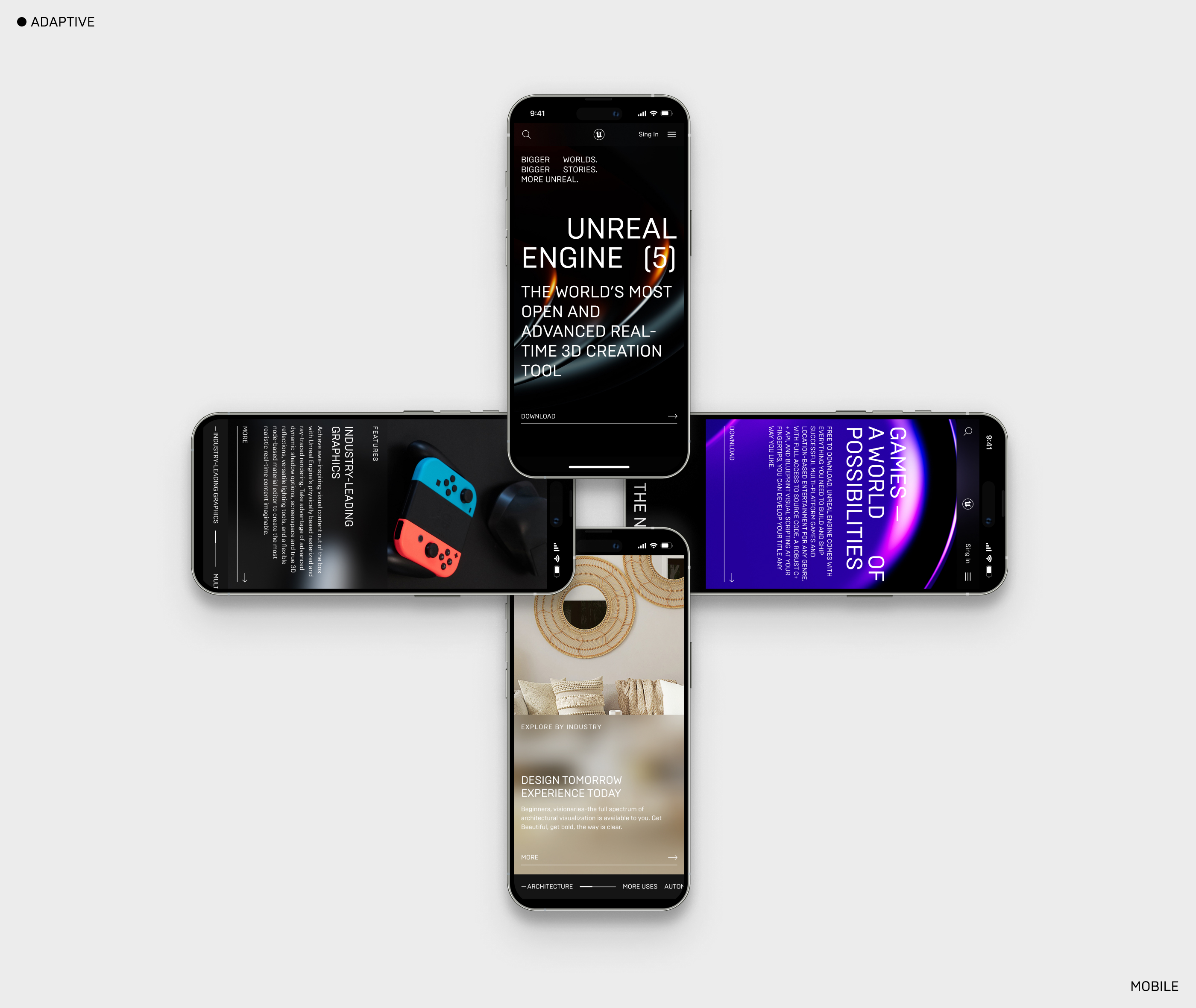 Unreal Engine | Corporate website | Redesign — Изображение №8 — Интерфейсы на Dprofile