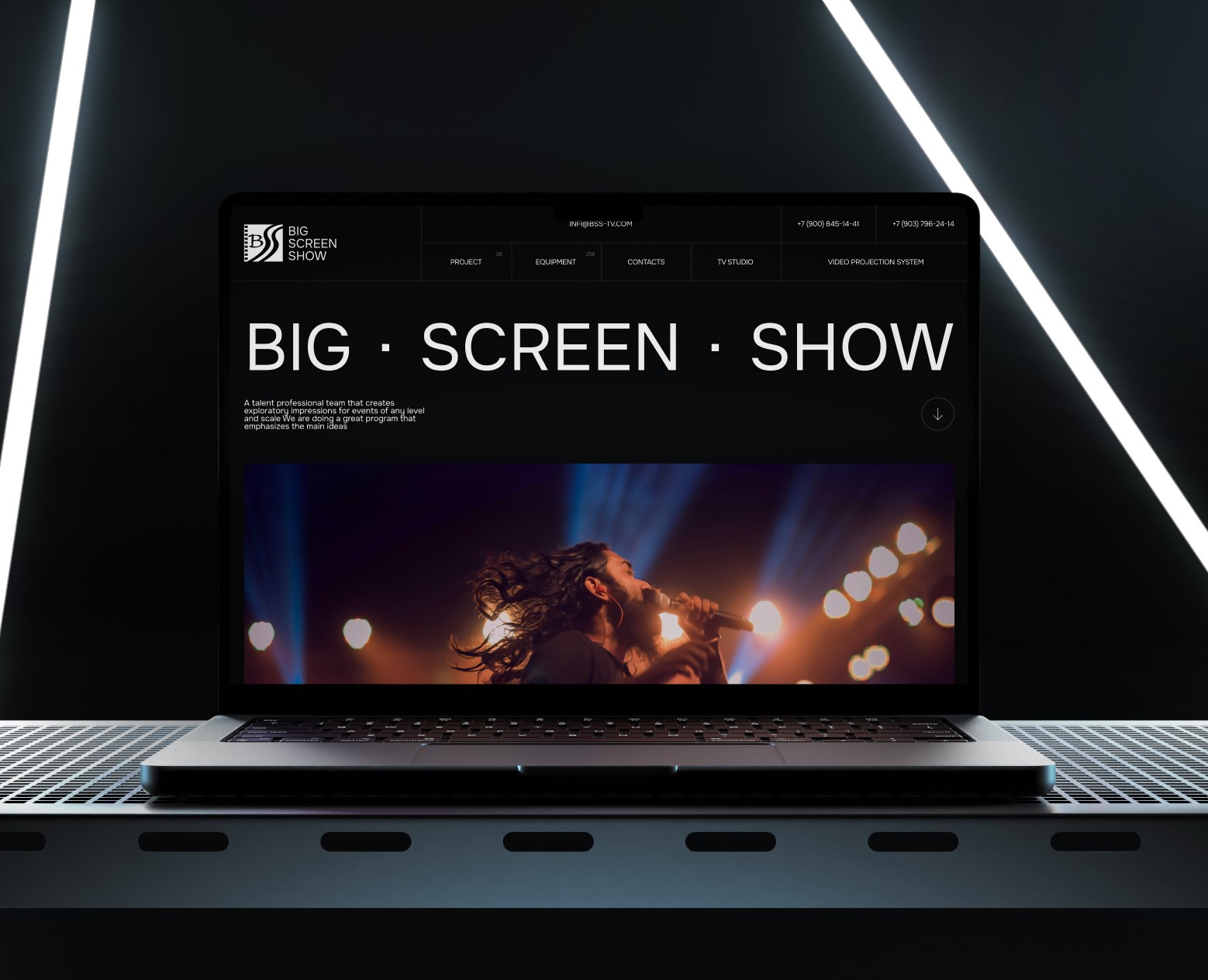 BIG SCREEN SHOW - Мультимедийная компания на Dprofile
