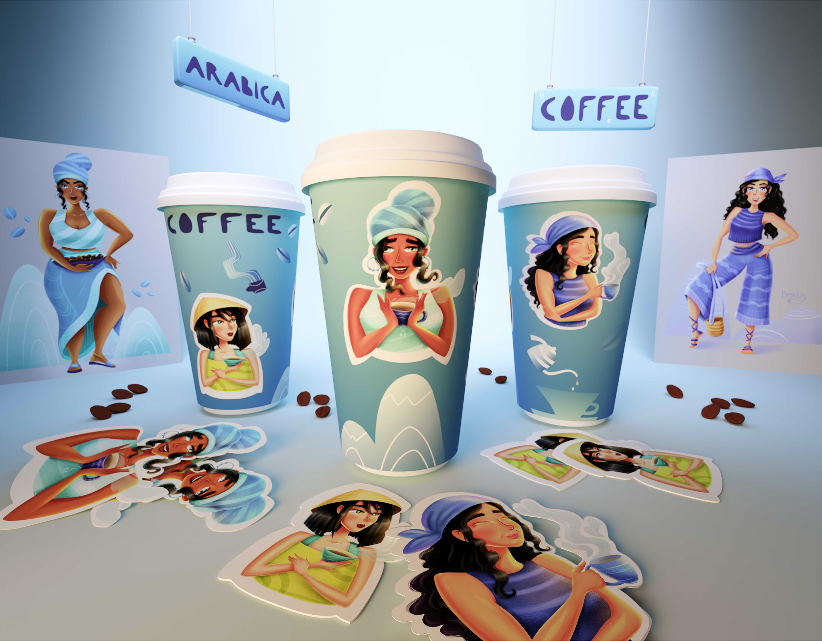 Coffee treat — Изображение №10 — Иллюстрация на Dprofile