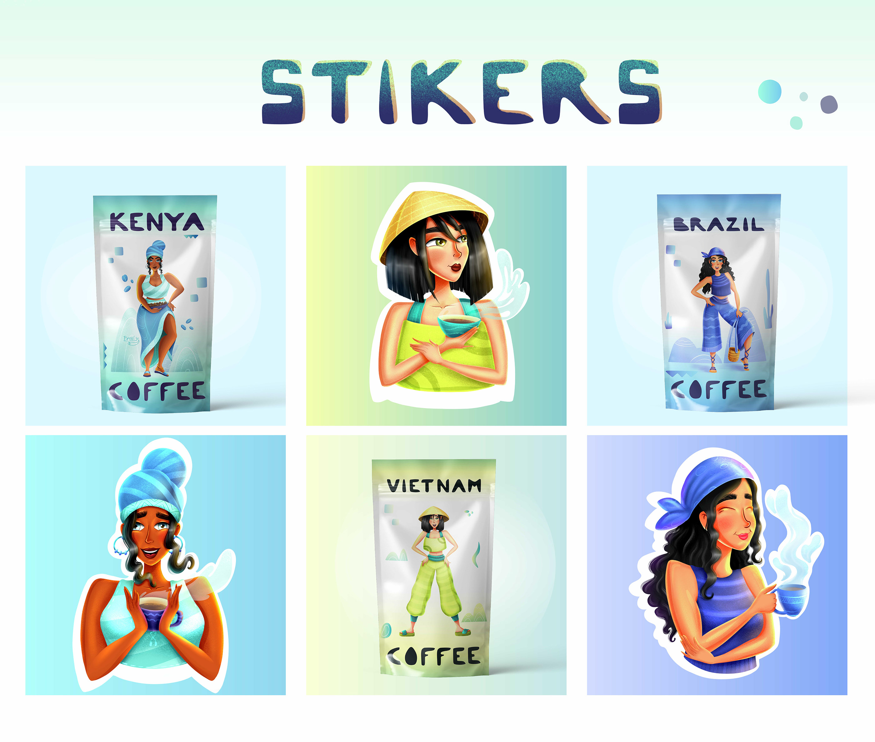 Coffee treat — Изображение №9 — Иллюстрация на Dprofile