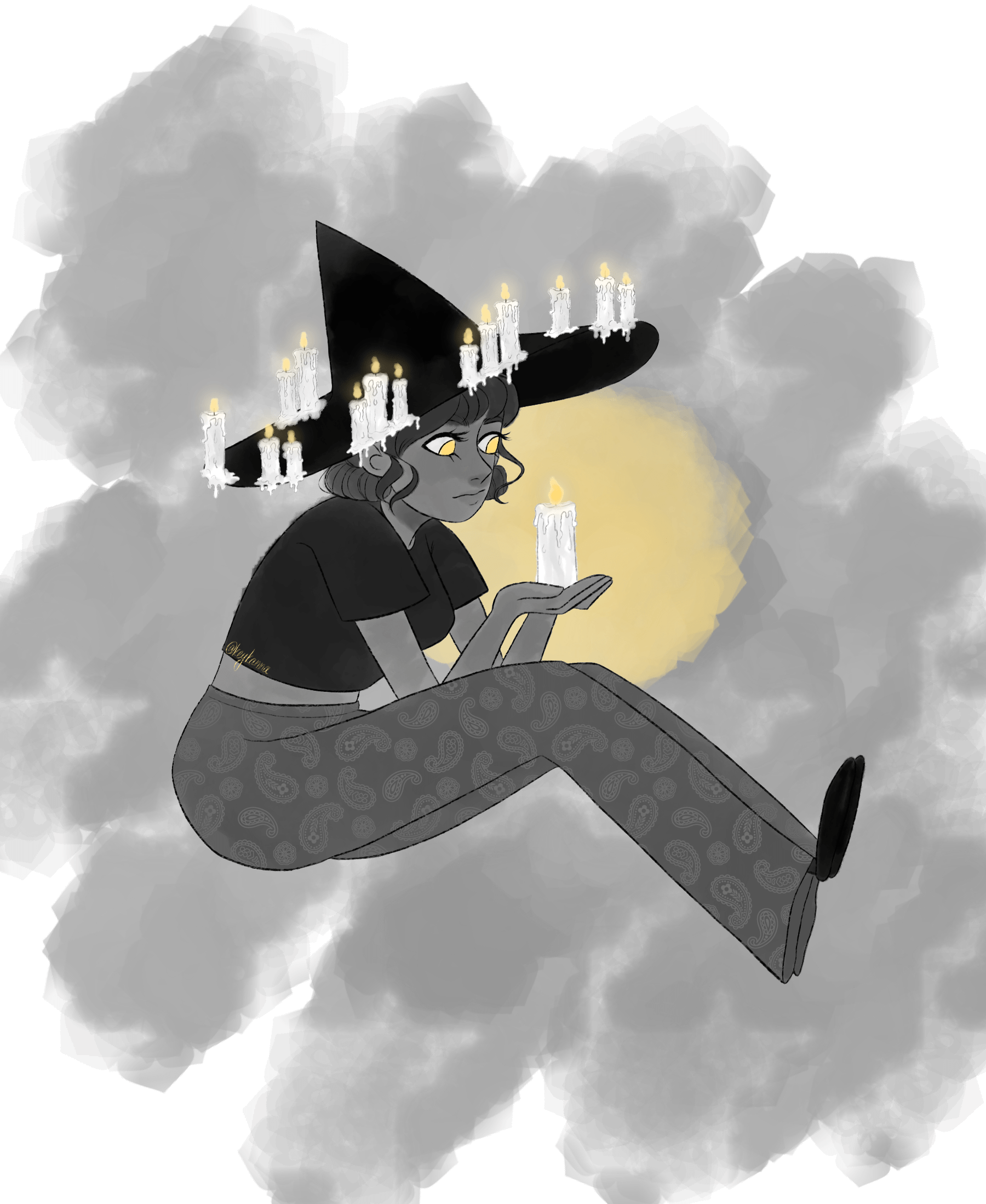 WITCHTOBER | Первая часть ведьм — Изображение №9 — Иллюстрация, Анимация на Dprofile