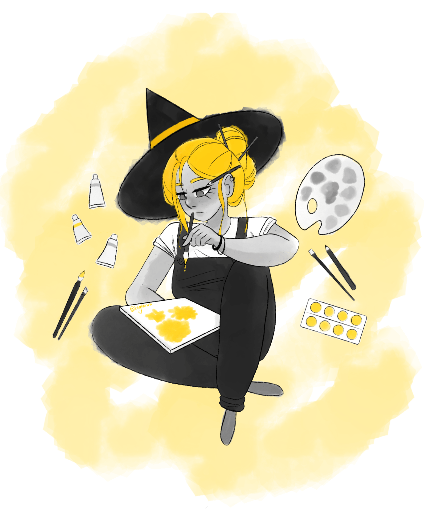 WITCHTOBER | Первая часть ведьм — Изображение №5 — Иллюстрация, Анимация на Dprofile