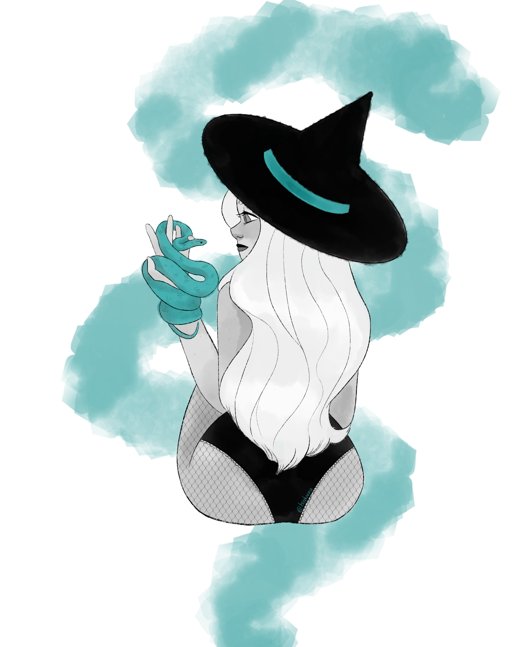 WITCHTOBER | Первая часть ведьм — Изображение №7 — Иллюстрация, Анимация на Dprofile