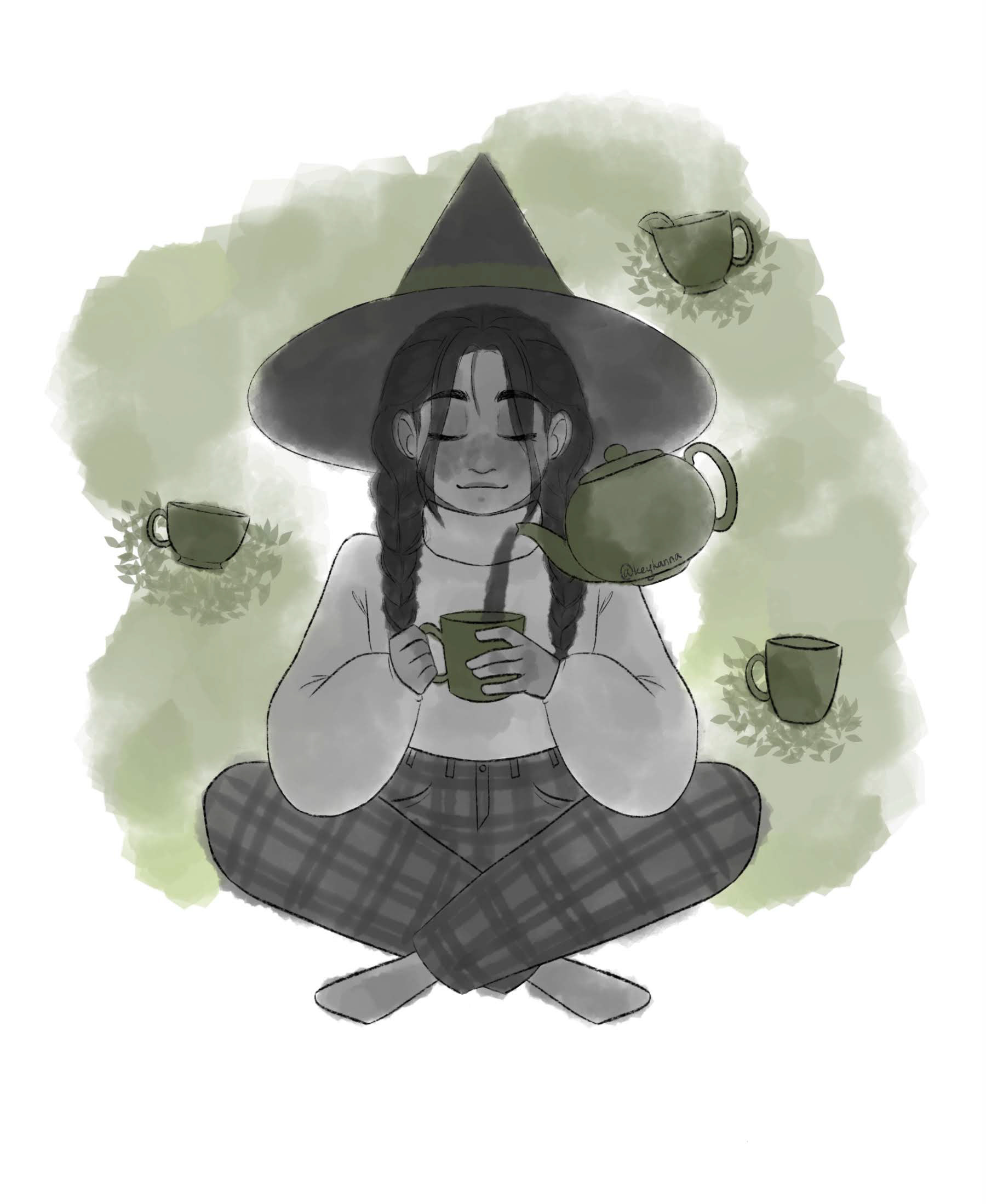 WITCHTOBER | Первая часть ведьм — Изображение №2 — Иллюстрация, Анимация на Dprofile