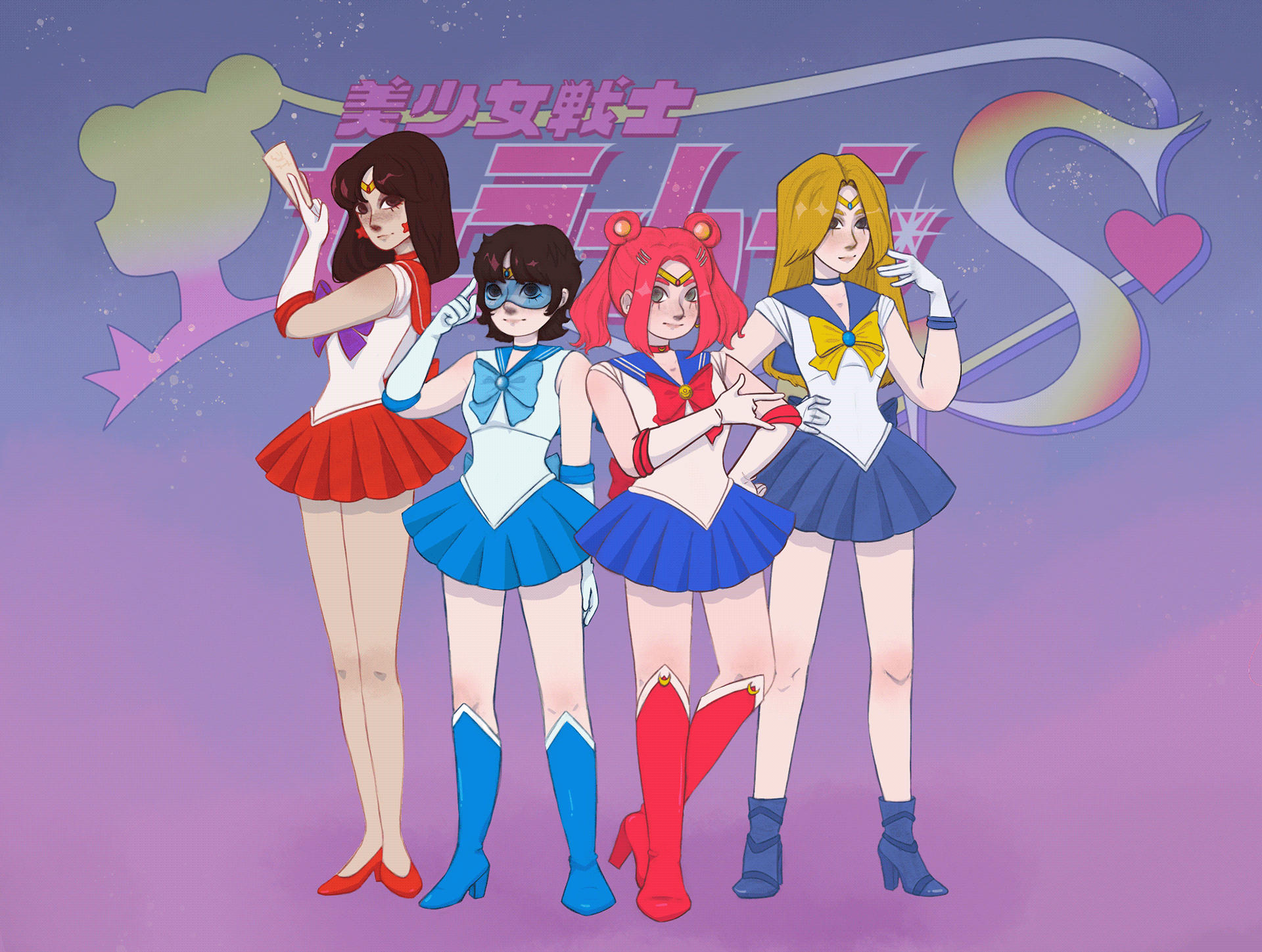 SAILOR MOON | Дизайн волшебниц — Изображение №3 — Иллюстрация, Анимация на Dprofile