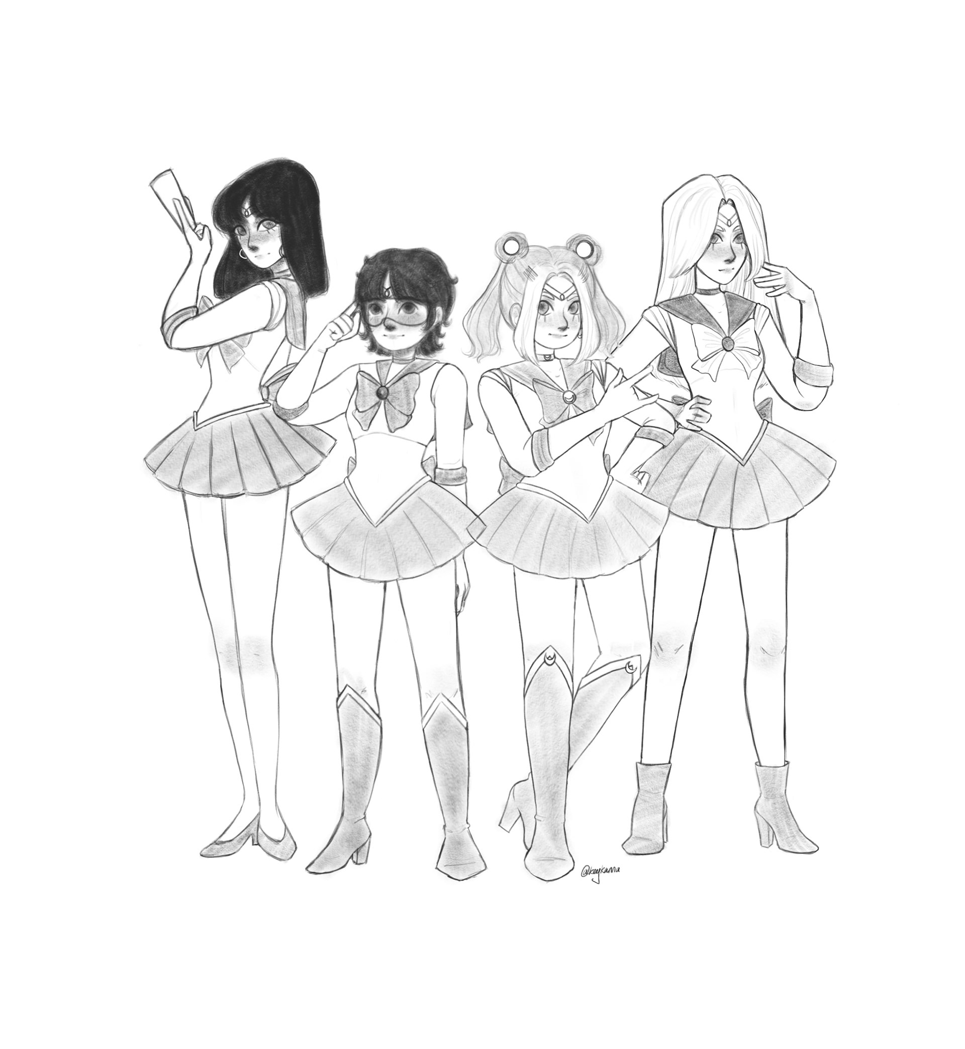 SAILOR MOON | Дизайн волшебниц — Изображение №1 — Иллюстрация, Анимация на Dprofile