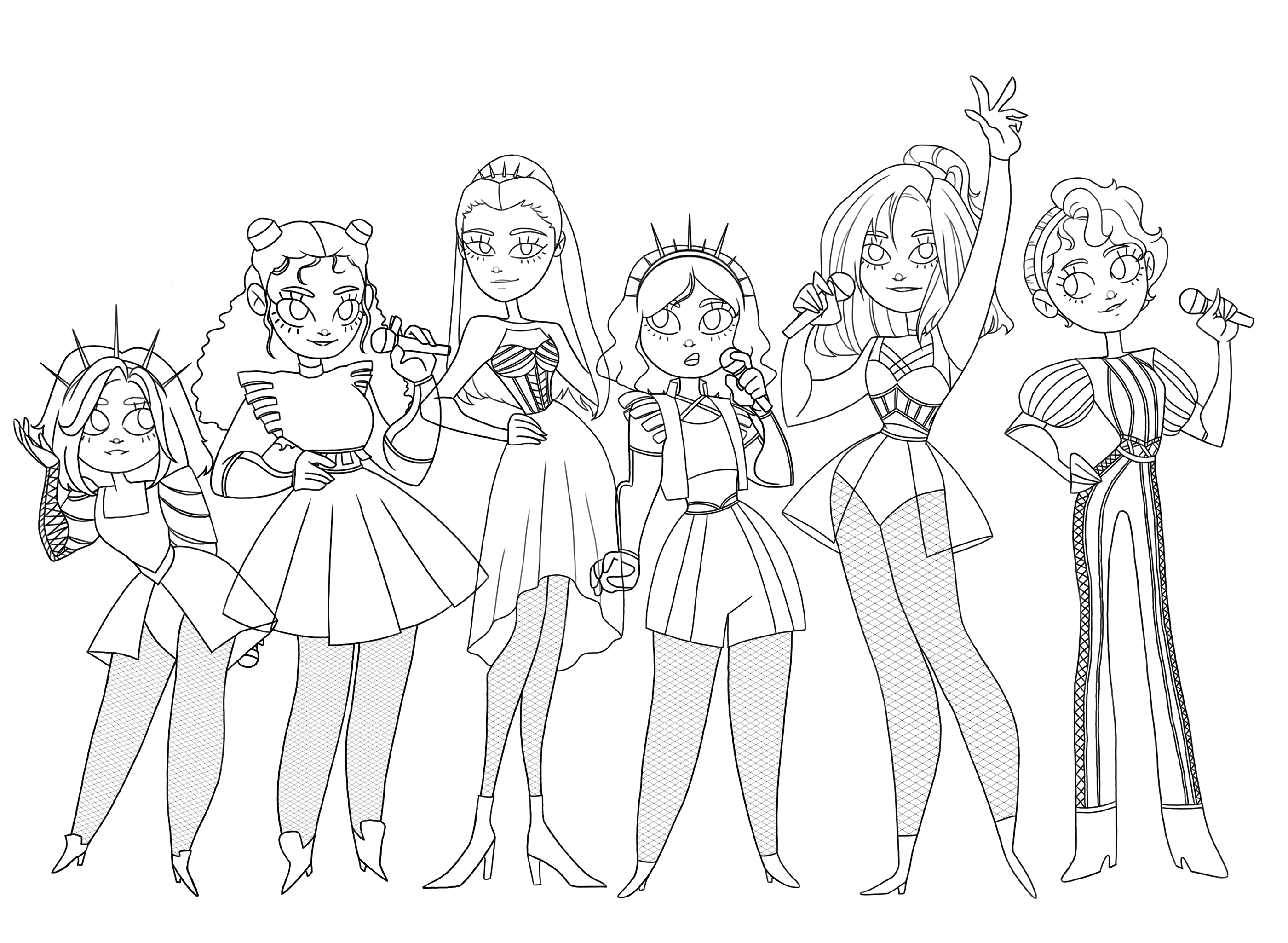 SIX | Дизайн персонажей — Изображение №2 — Иллюстрация на Dprofile