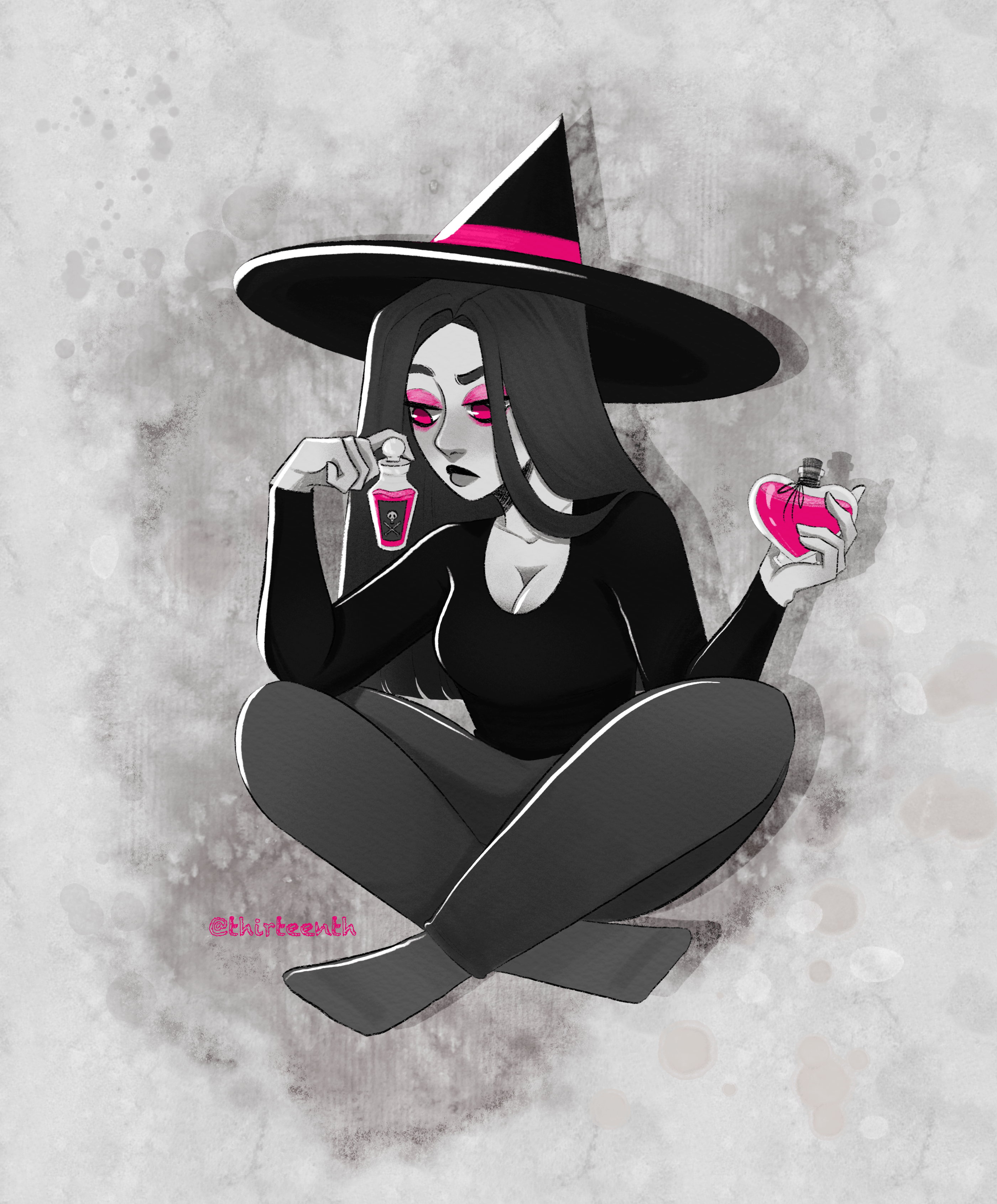 Witchtober 2023 — Изображение №7 — Иллюстрация, Графика на Dprofile