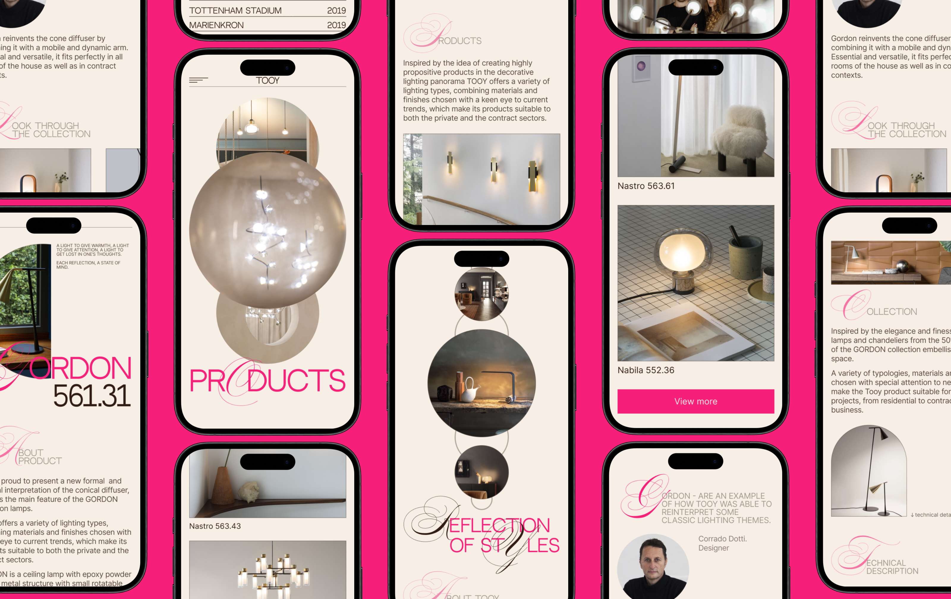 TOOY Lamps Redesign Concept — Corporate website — Изображение №6 — Интерфейсы на Dprofile