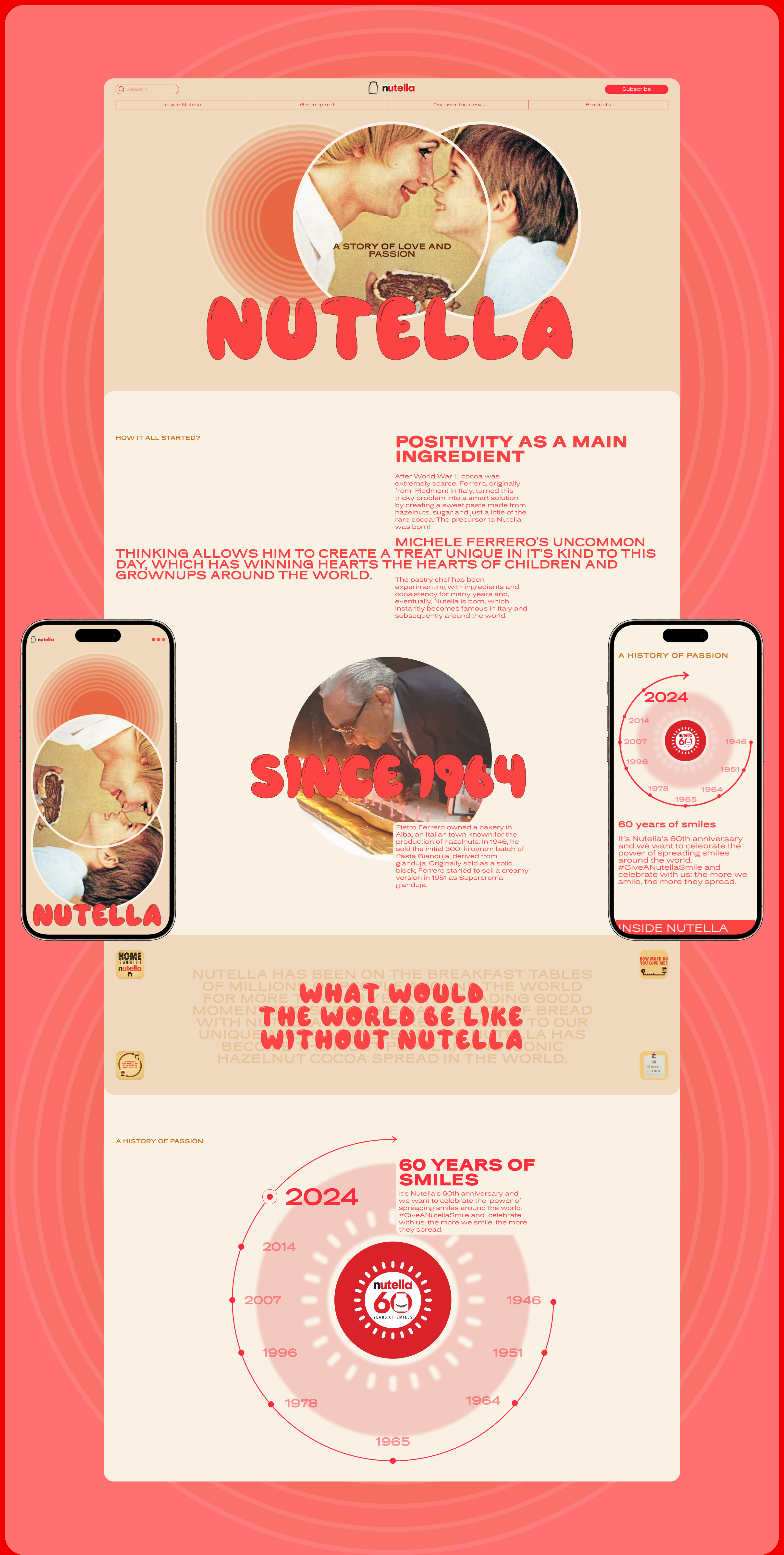 Nutella Redesign Concept — Corporate website — Изображение №11 — Интерфейсы на Dprofile