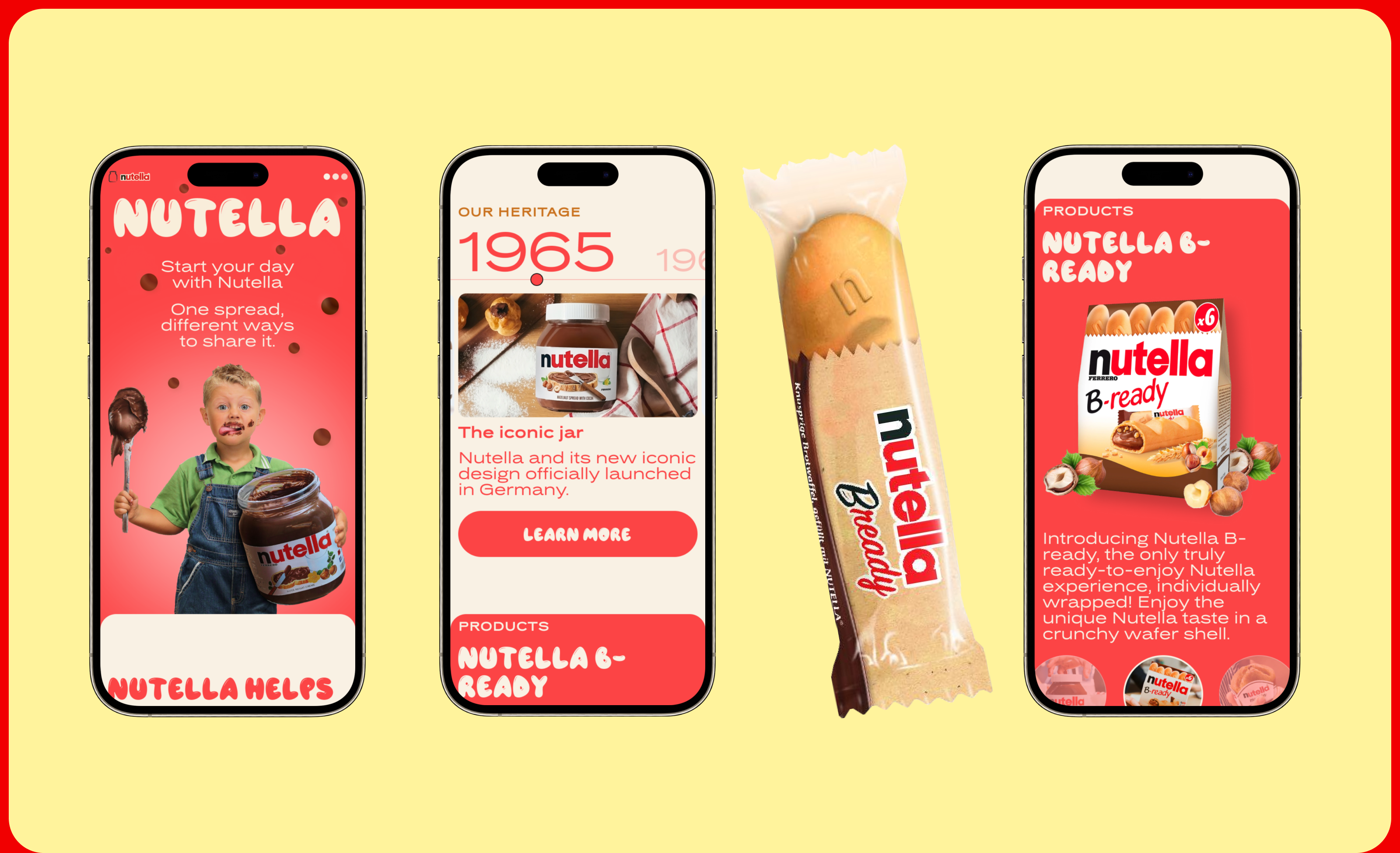 Nutella Redesign Concept — Corporate website — Изображение №4 — Интерфейсы на Dprofile