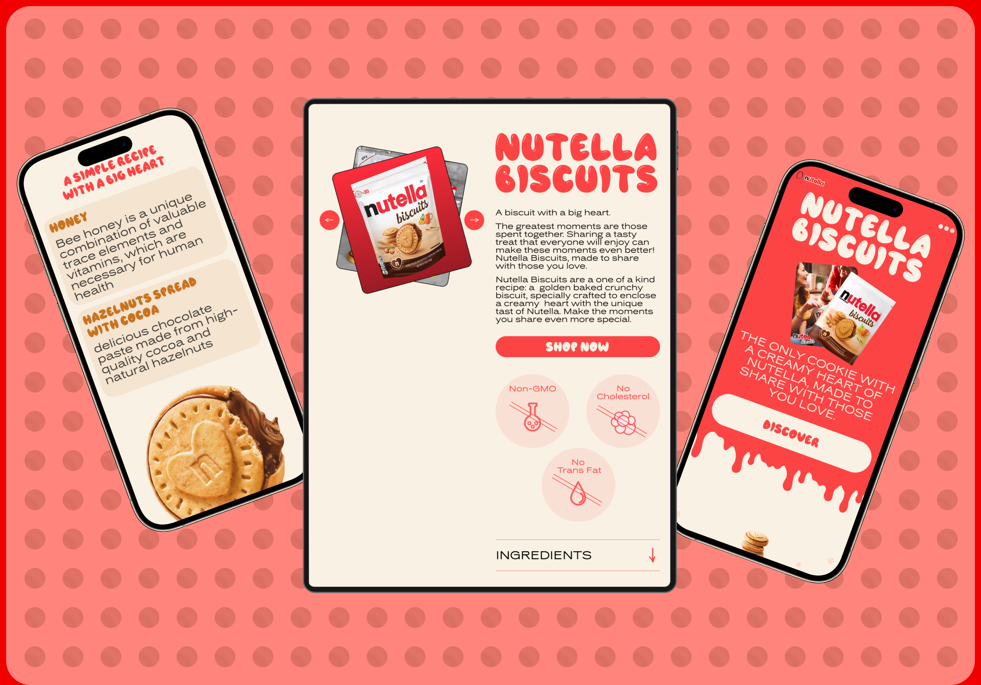 Nutella Redesign Concept — Corporate website — Изображение №9 — Интерфейсы на Dprofile