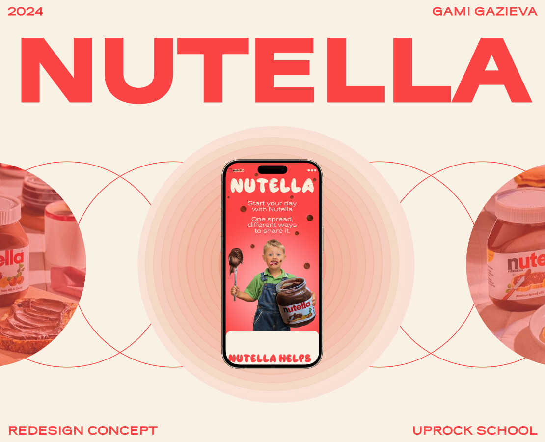 Nutella Redesign Concept — Corporate website — Интерфейсы на Dprofile