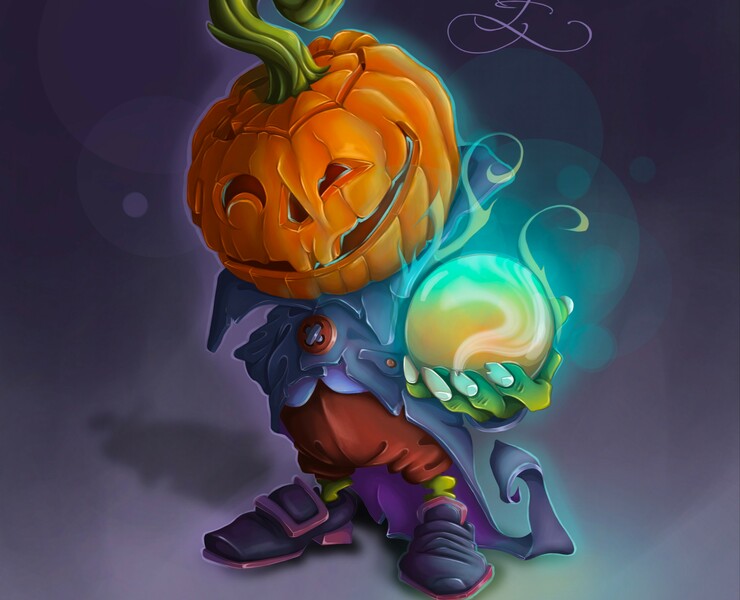 Magic Ball Guardian — Иллюстрация, Графика на Dprofile