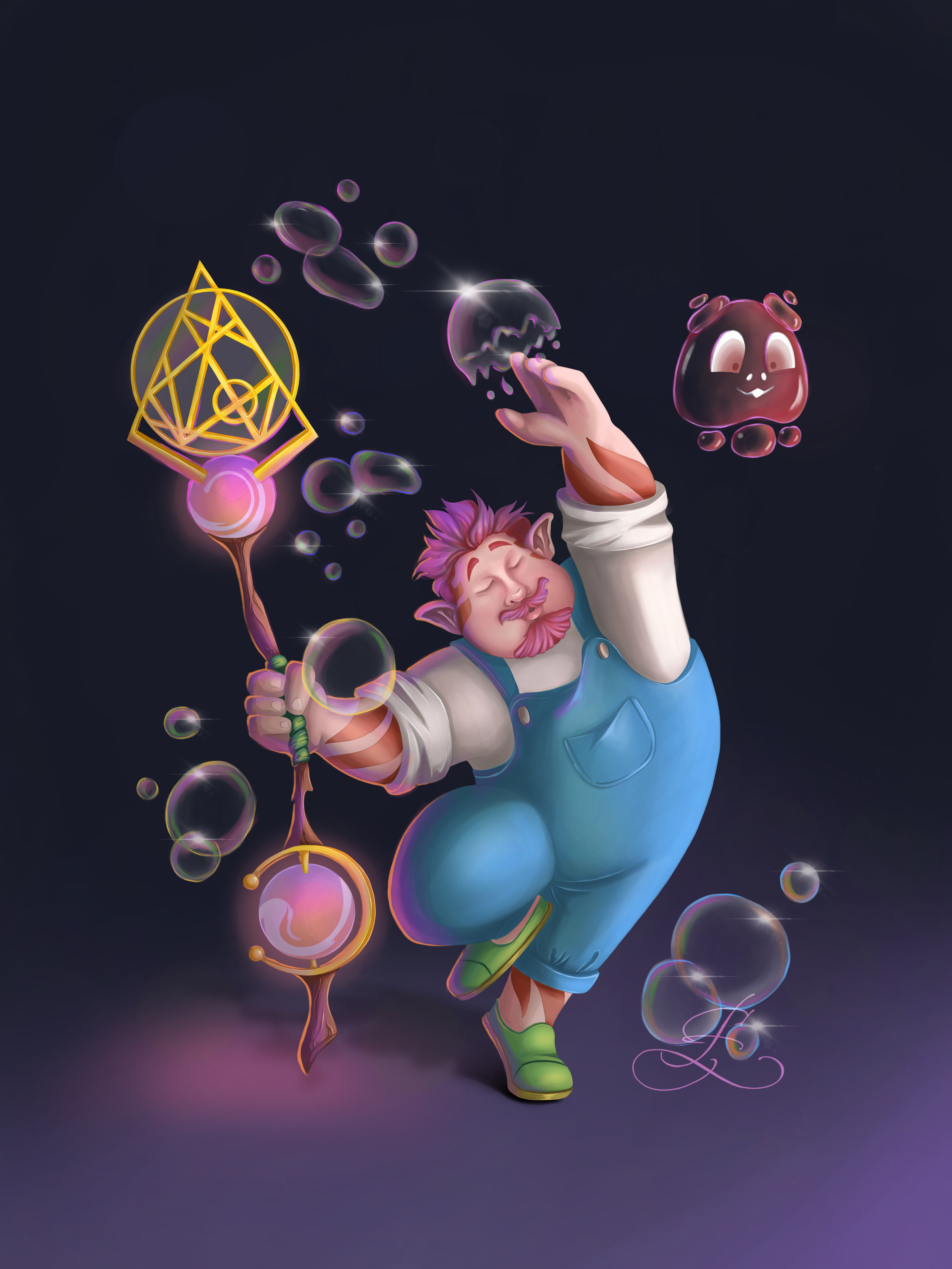 Soap bubble magician. — Изображение №3 — Иллюстрация, Графика на Dprofile
