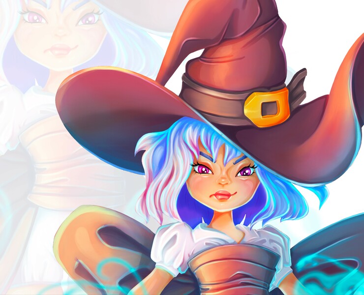 Witch — Иллюстрация, Графика на Dprofile