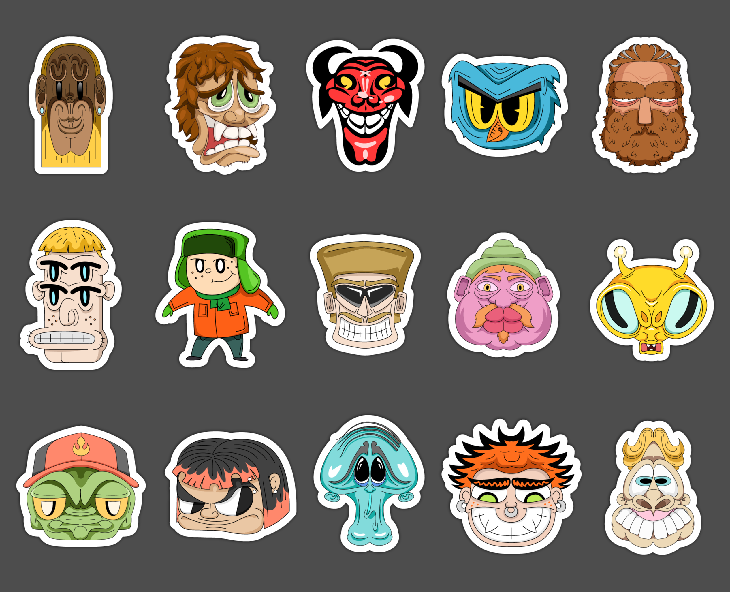 Character collection vol.1 — Иллюстрация на Dprofile
