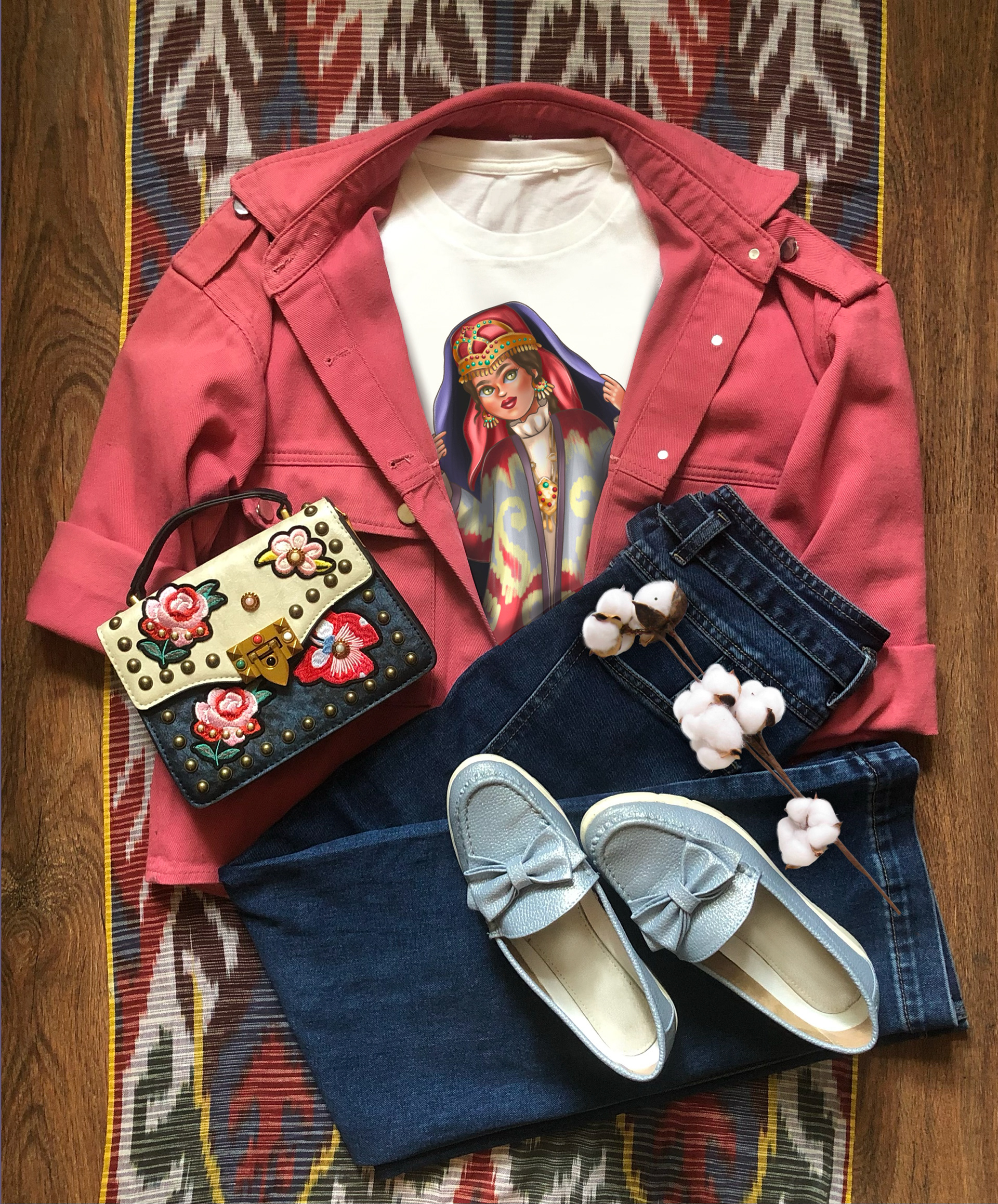 Series of illustrations with Uzbekistan fashion — Изображение №19 — Иллюстрация, Графика на Dprofile