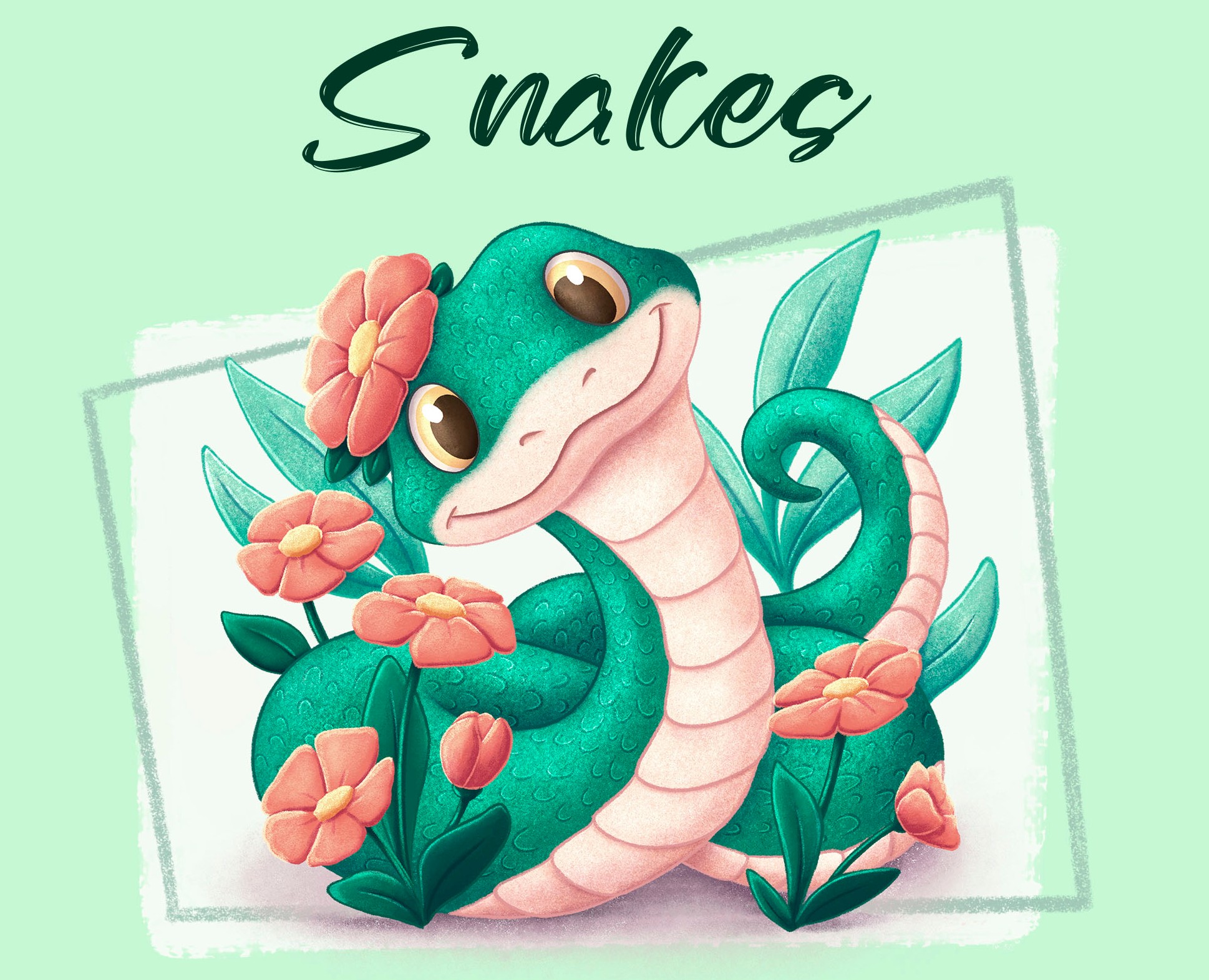 Snakes — Иллюстрация, Графика на Dprofile