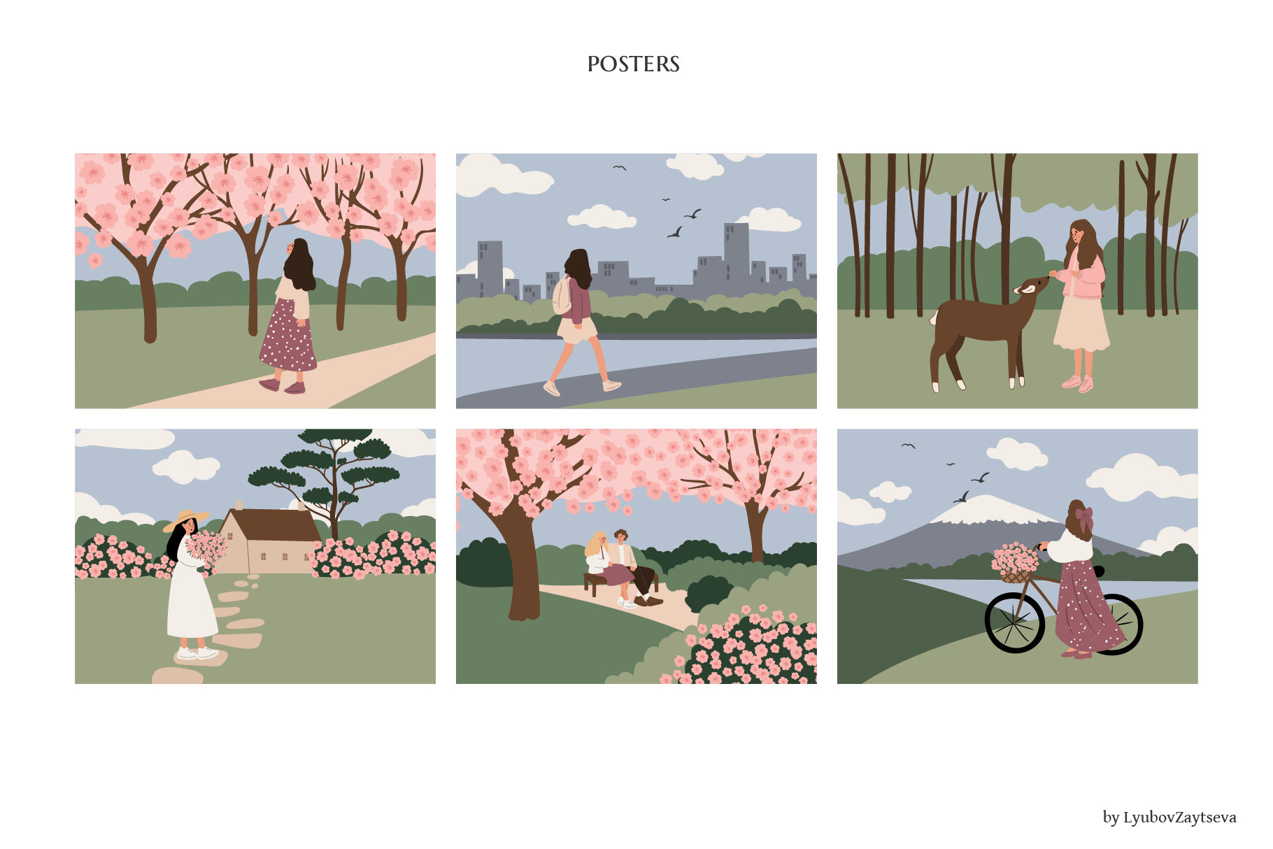 Blossom. Коллекция векторных иллюстраций для микростоков — Изображение №7 — Иллюстрация, Графика на Dprofile