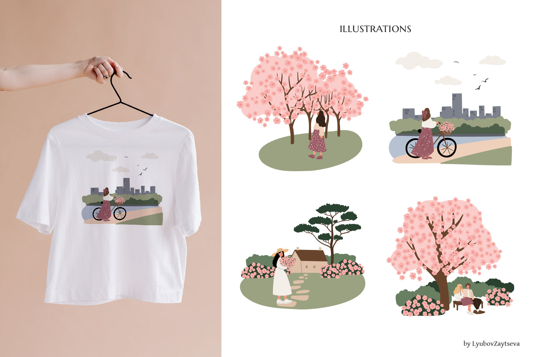 Blossom. Коллекция векторных иллюстраций для микростоков — Изображение №16 — Иллюстрация, Графика на Dprofile