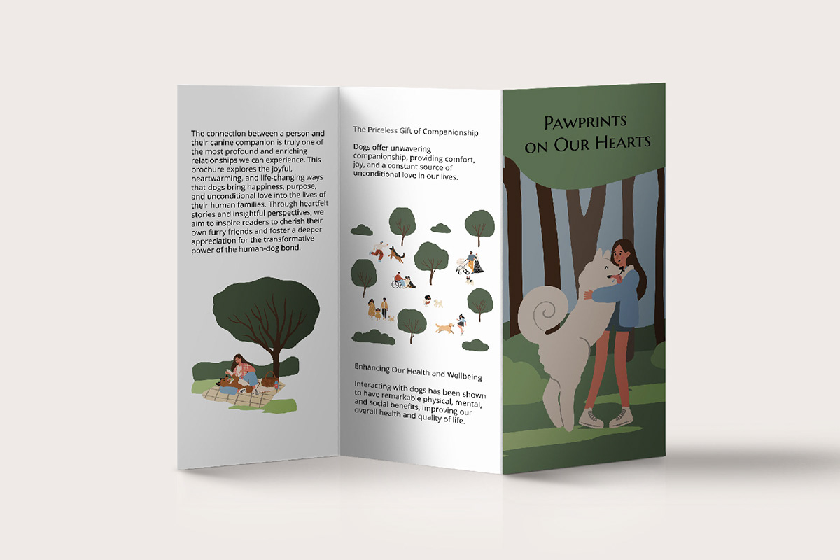 Прогулка в парке с собаками, коолекция иллюстраций — Изображение №20 — Иллюстрация, Графика на Dprofile