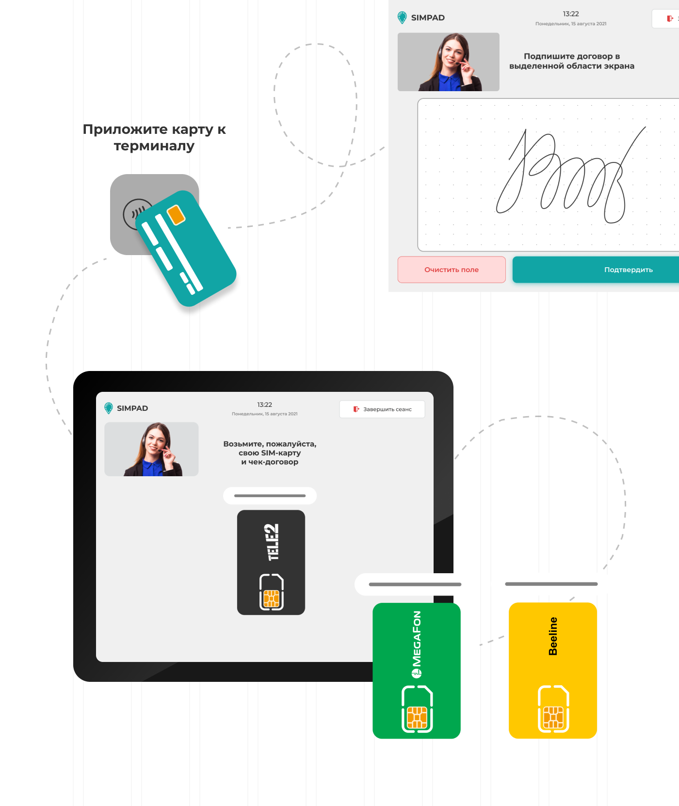 Система по выдаче SIM-карт — Изображение №4 — Интерфейсы на Dprofile