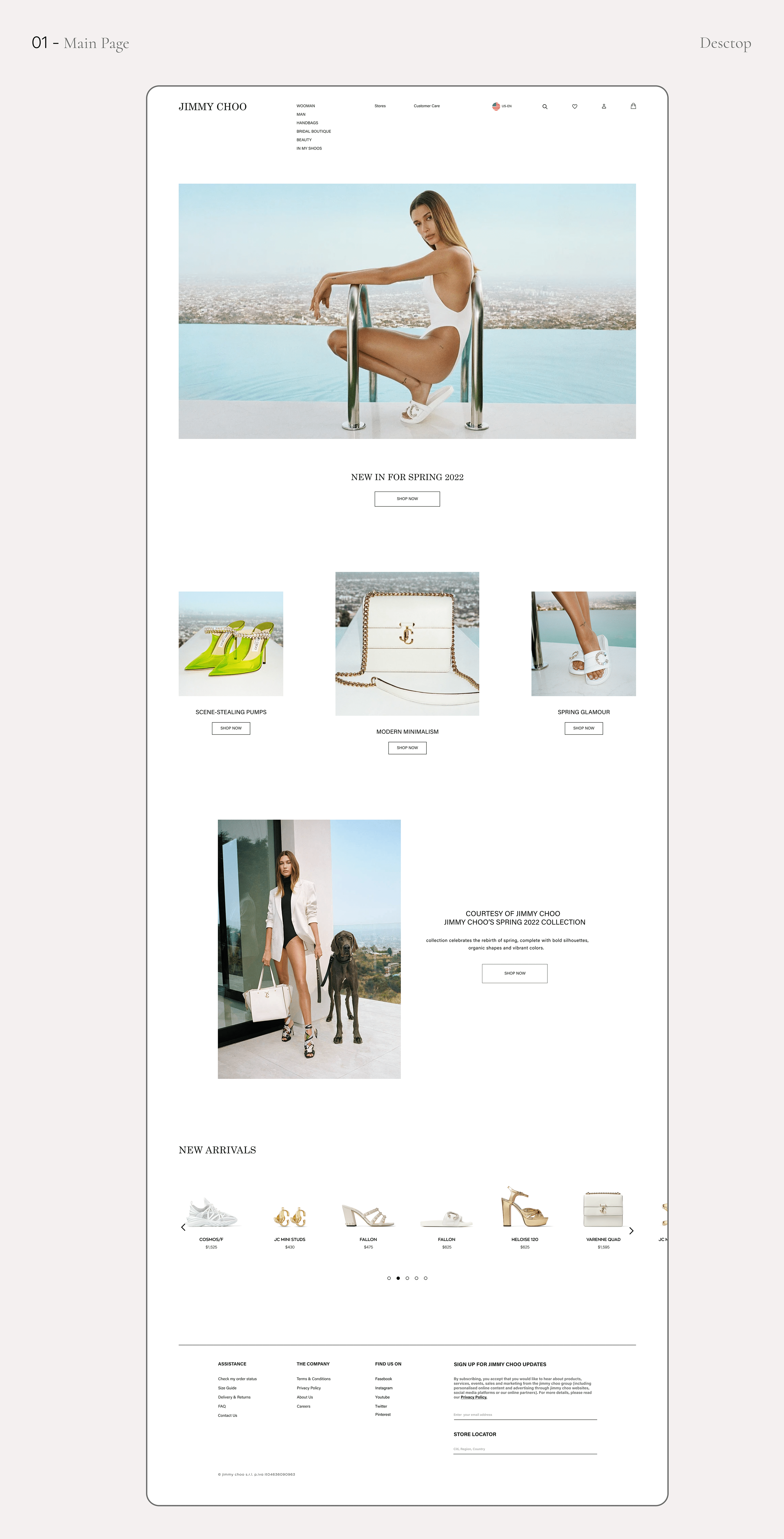 Jimmy Choo — Изображение №2 — Интерфейсы, Брендинг на Dprofile