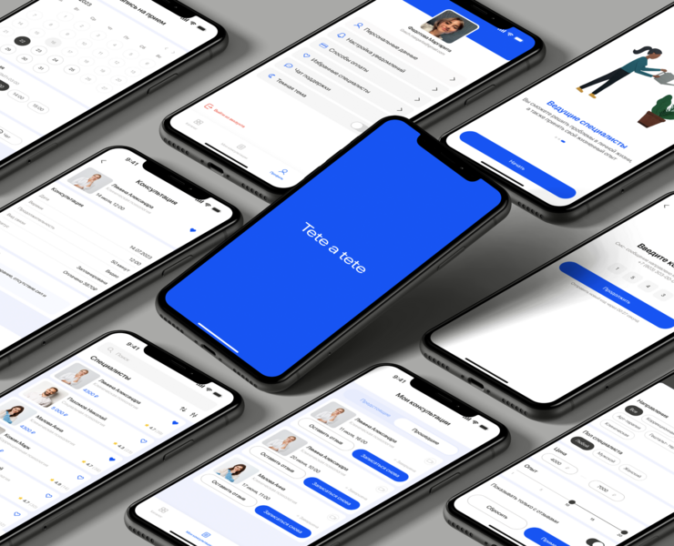 Tete a tete | Mobile app на Dprofile