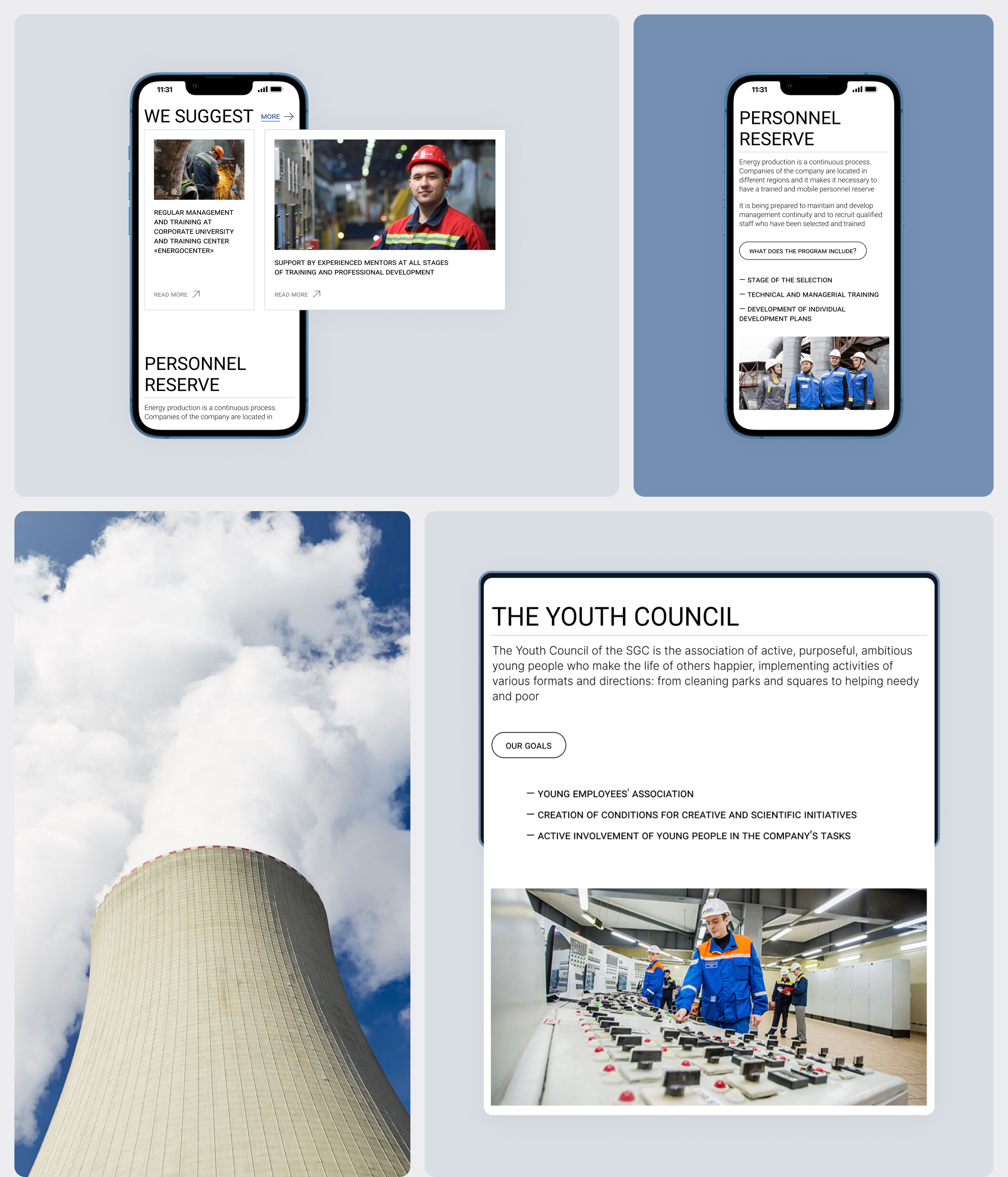 Siberian Generating Company | Corporate site concept — Изображение №3 — Интерфейсы, Брендинг на Dprofile