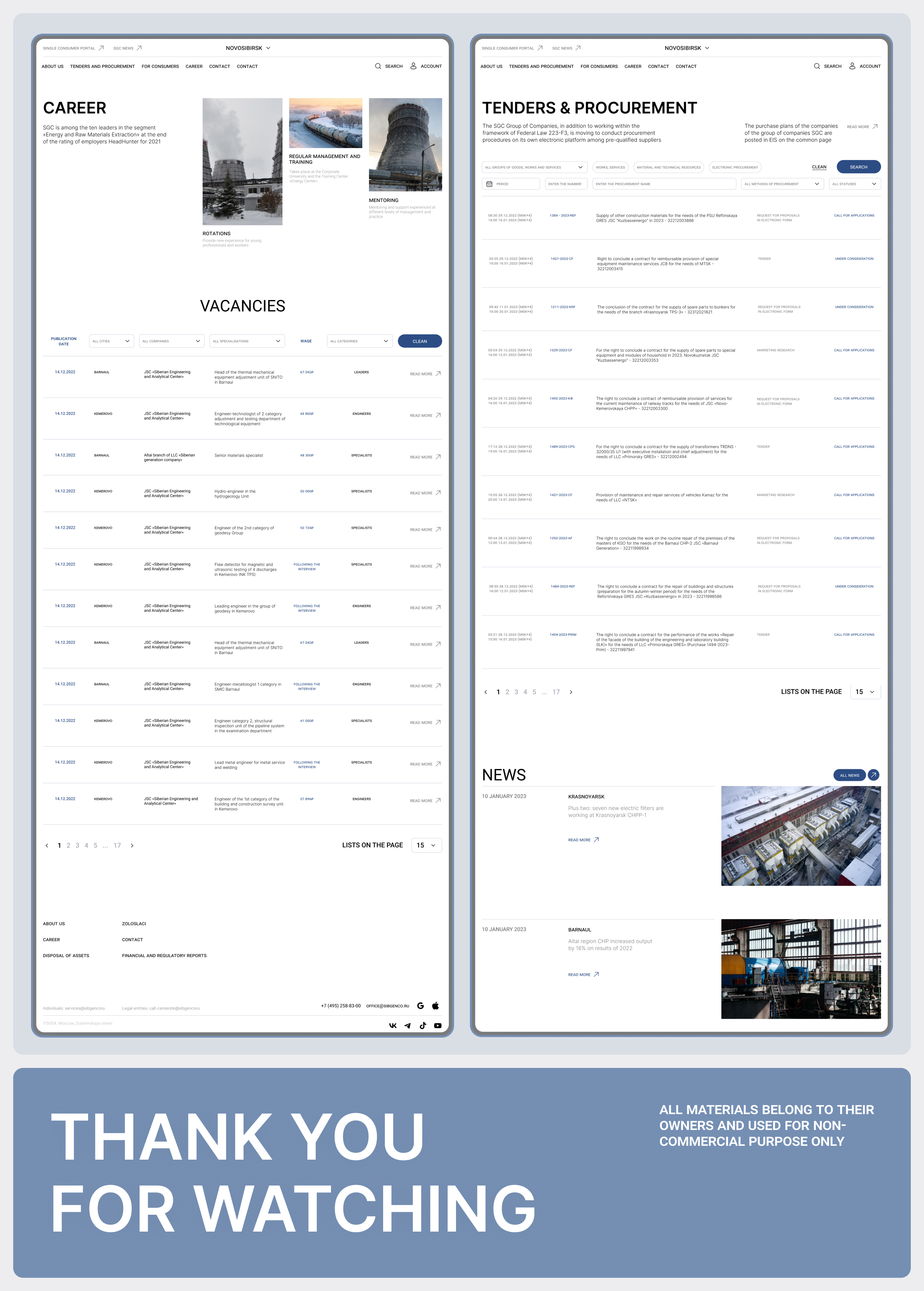 Siberian Generating Company | Corporate site concept — Изображение №8 — Интерфейсы, Брендинг на Dprofile