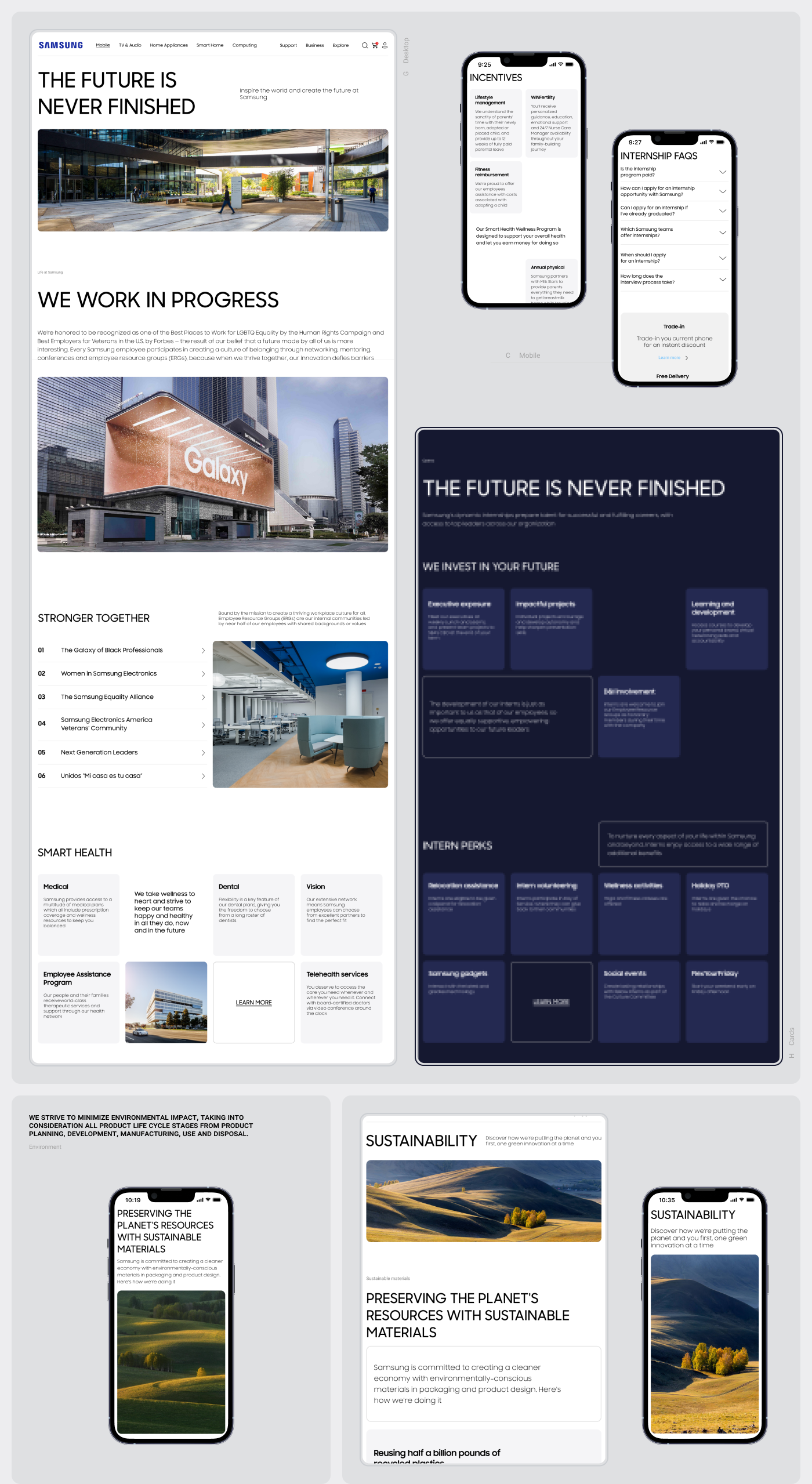 Samsung Corporate Site | Redesign concept — Изображение №5 — Интерфейсы на Dprofile