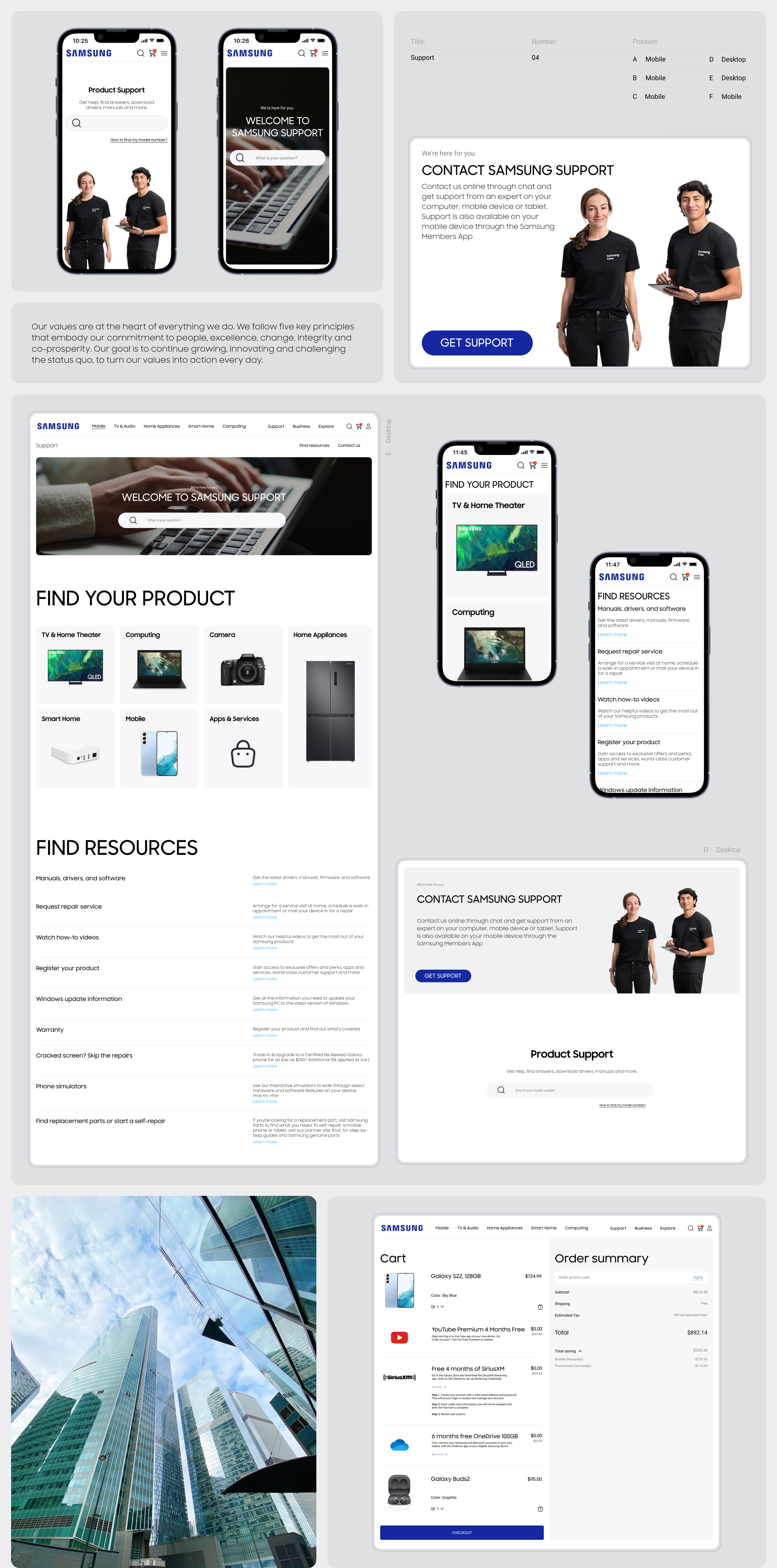 Samsung e-commerce | Redesign concept — Изображение №6 — Интерфейсы, Брендинг на Dprofile