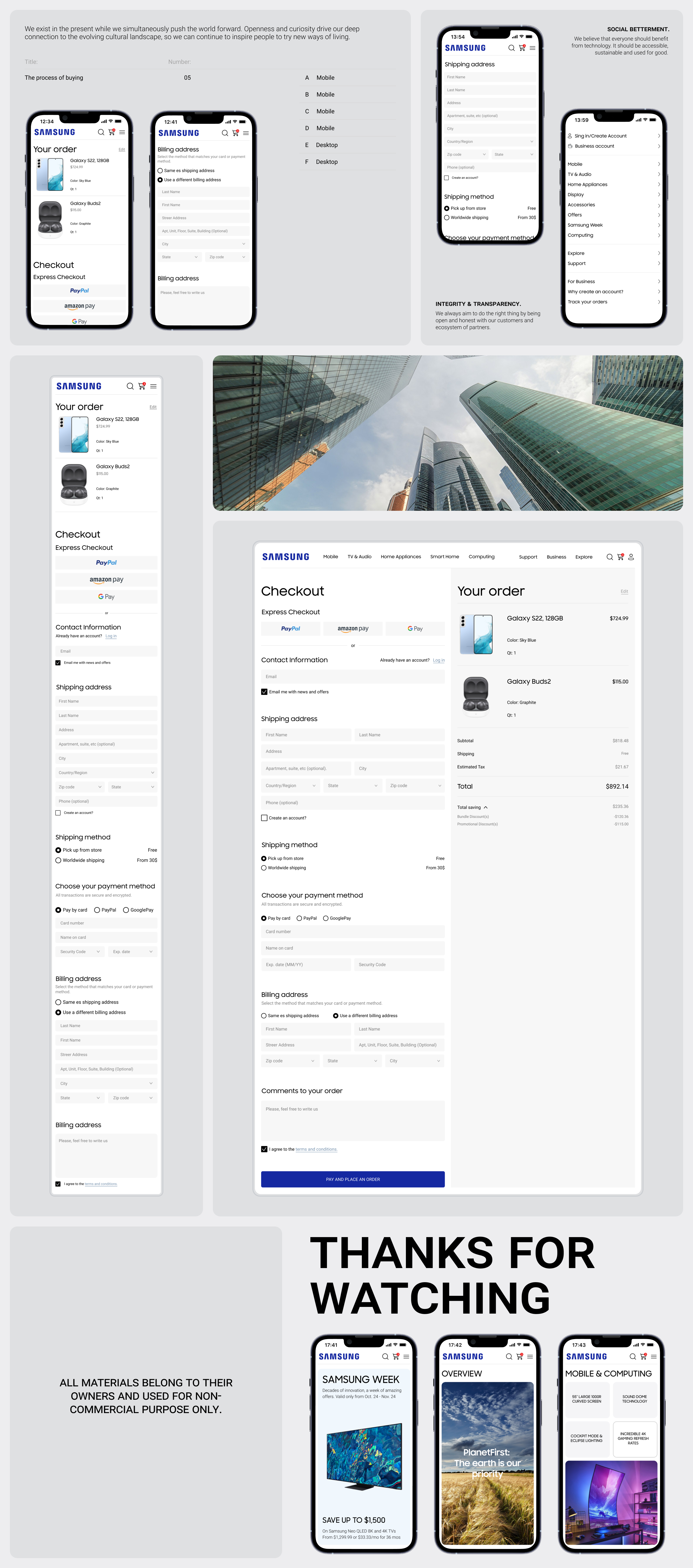 Samsung e-commerce | Redesign concept — Изображение №7 — Интерфейсы, Брендинг на Dprofile