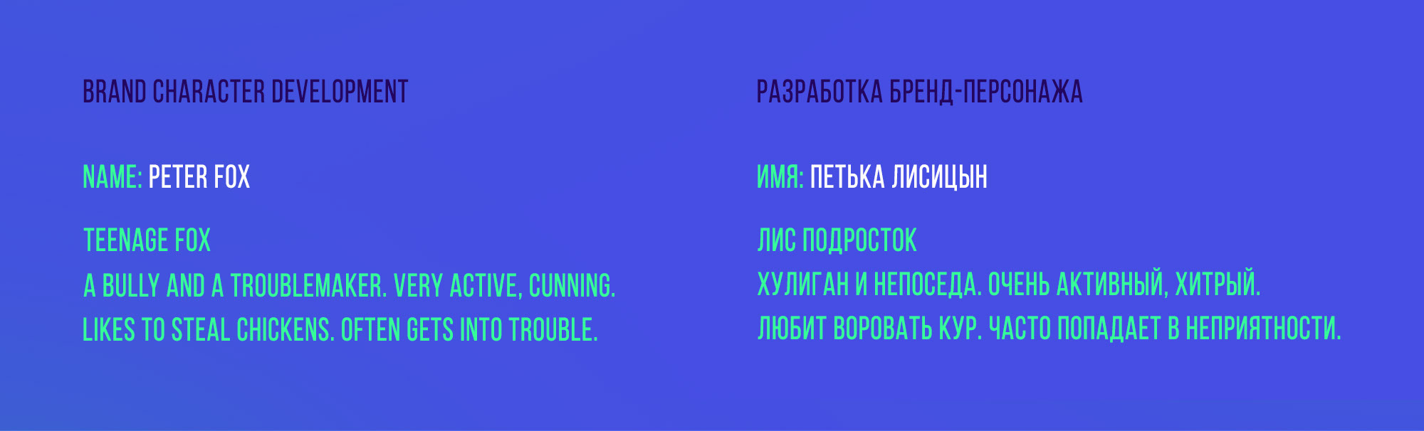 Peter Fox. Brand character — Изображение №2 — Брендинг, Иллюстрация на Dprofile