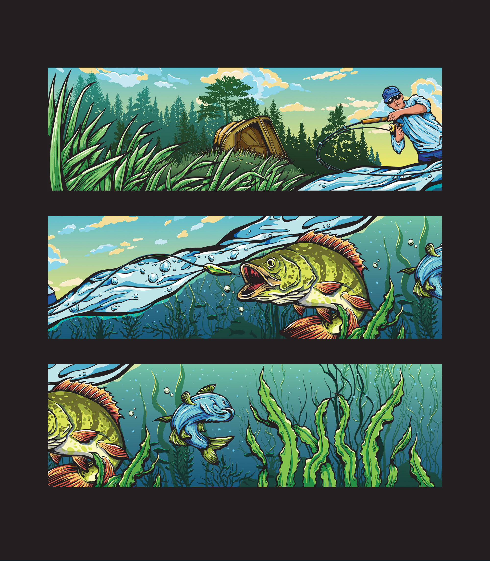 Fishing — Изображение №4 — Иллюстрация на Dprofile