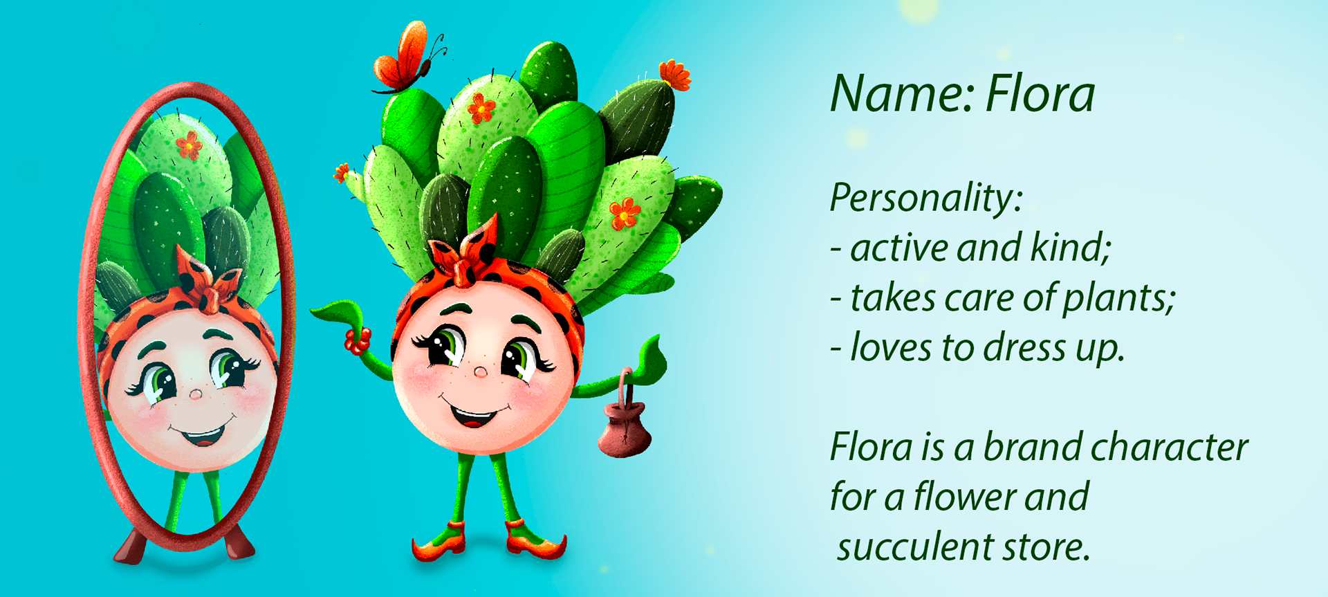 Flora. Character design — Изображение №2 — Брендинг, Иллюстрация на Dprofile
